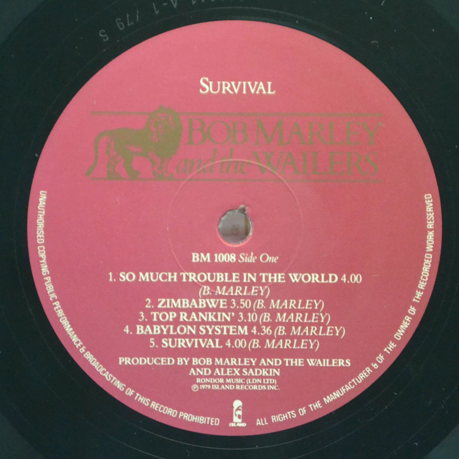 Bob Marley & The Wailers — Survival, 1979