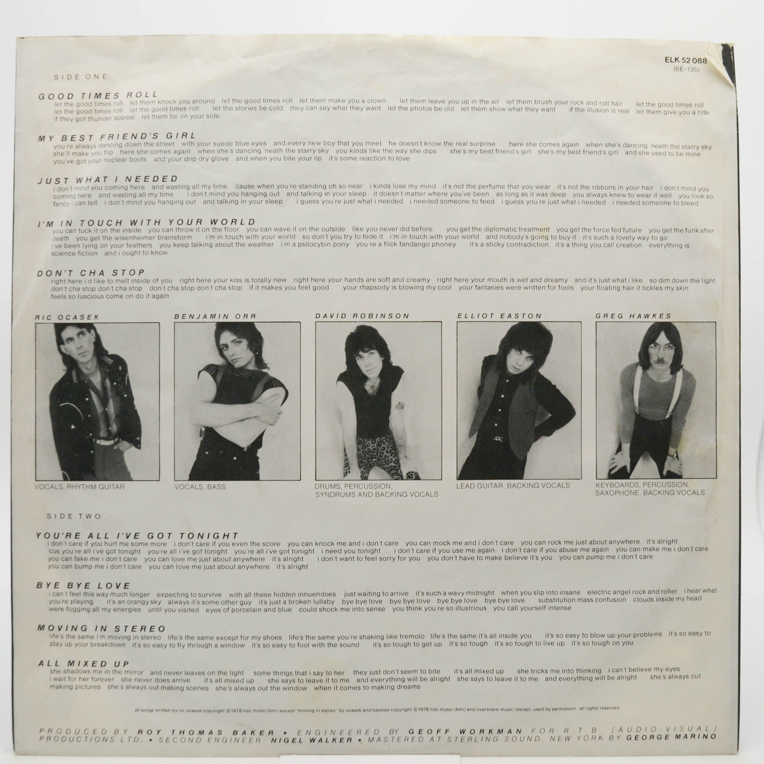 Cars — The Cars, 1978