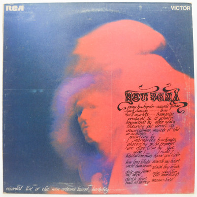 Виниловая пластинка Hot Tuna (UK), 1970