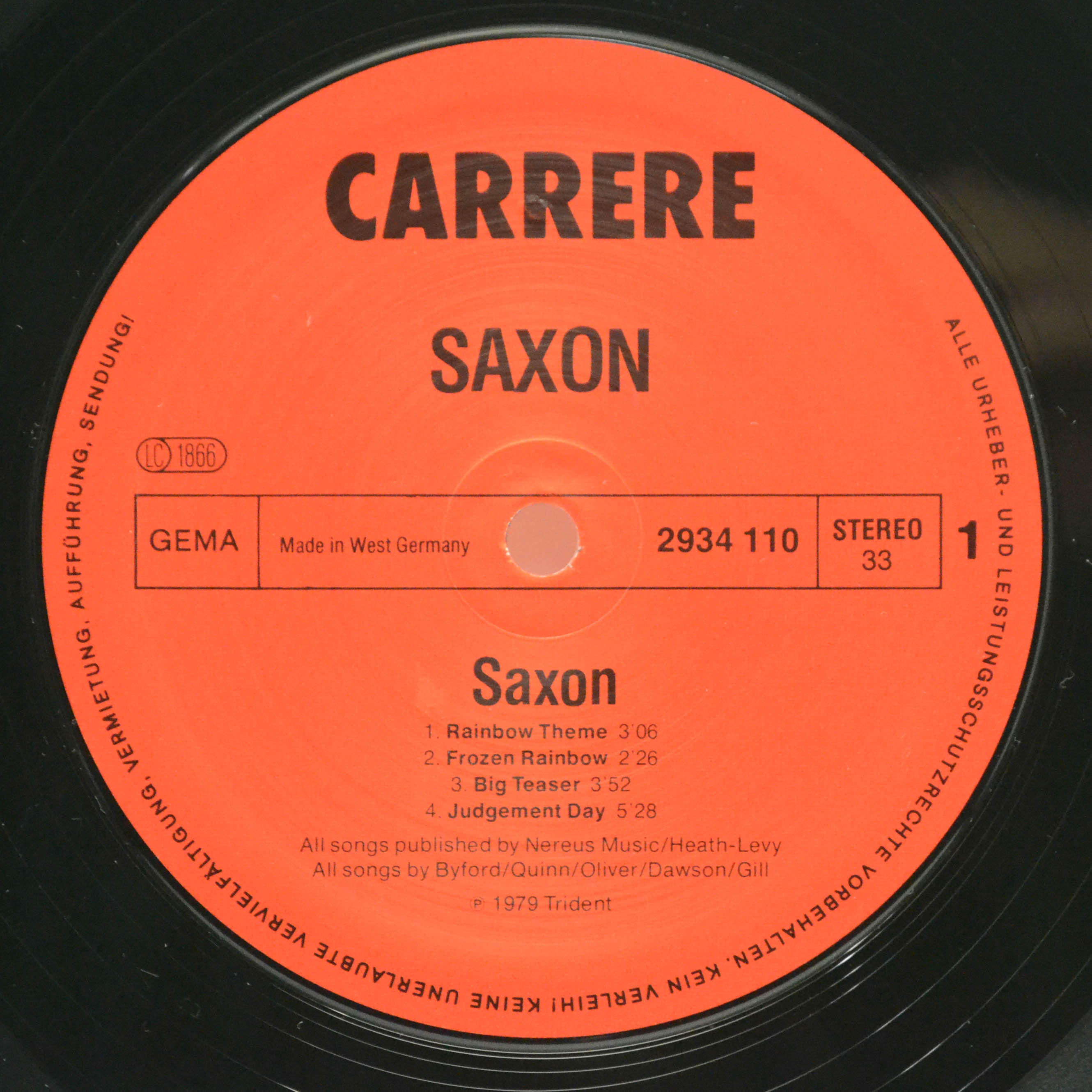 Saxon — Saxon, 1979