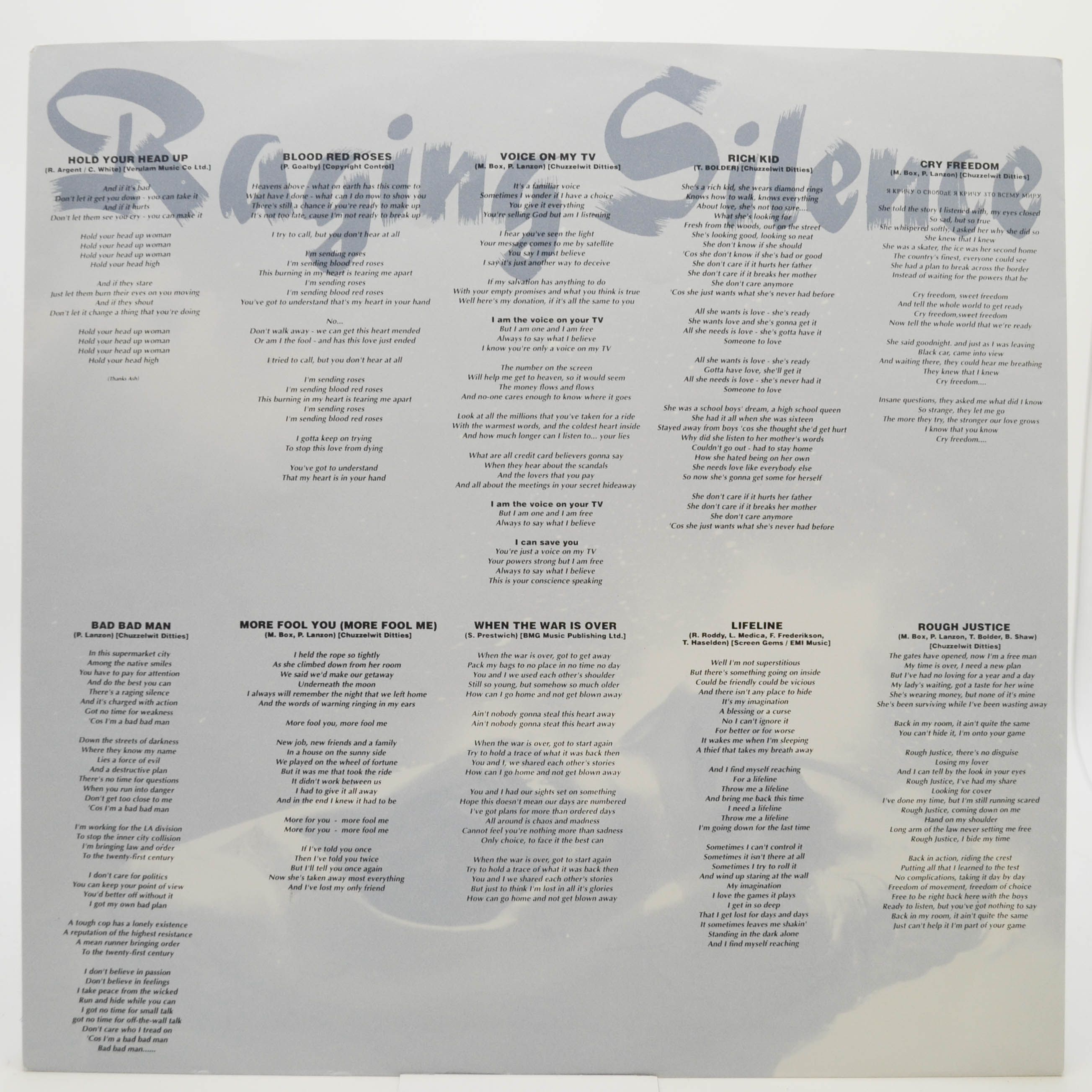 Uriah Heep — Raging Silence, 1989