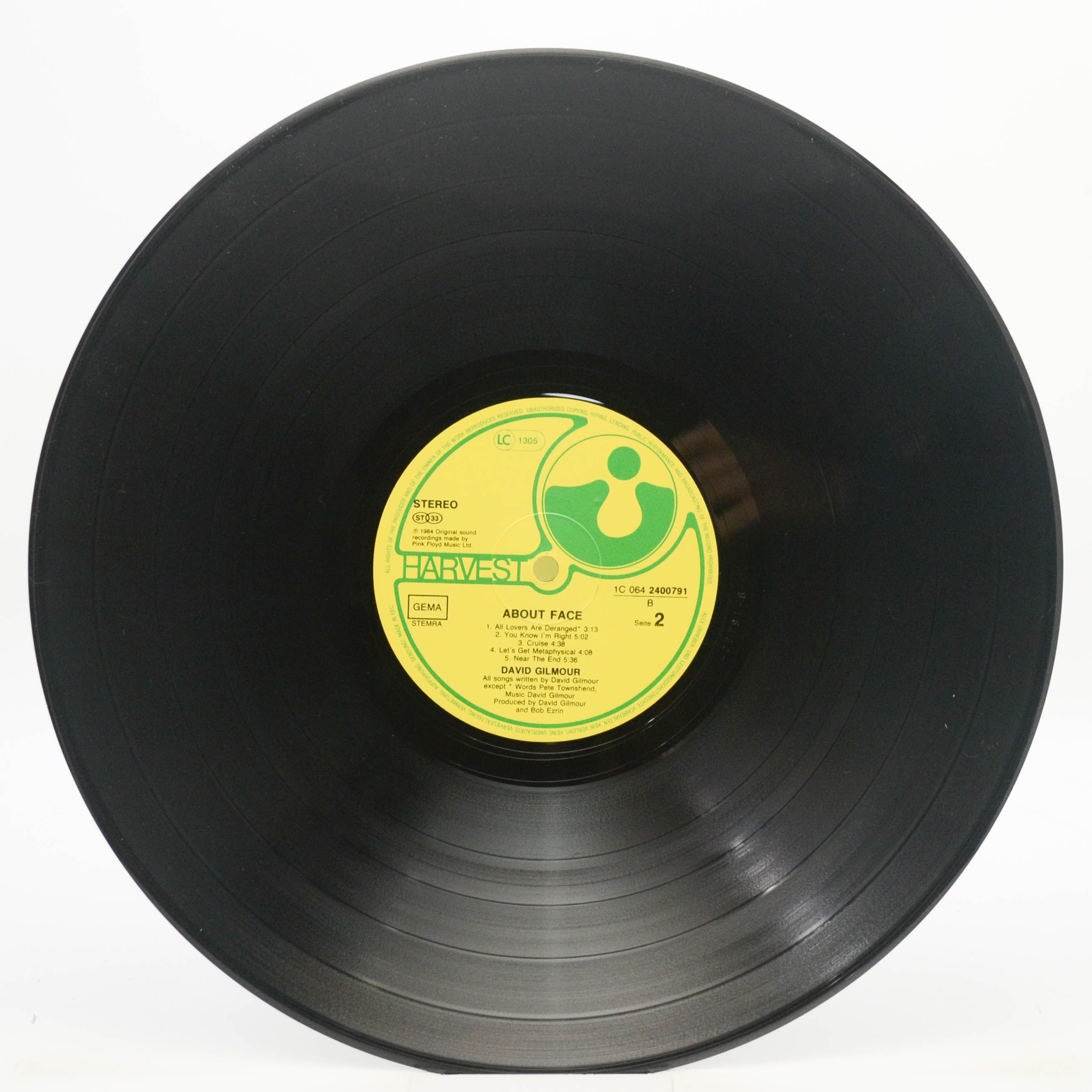 David Gilmour — About Face, 1984