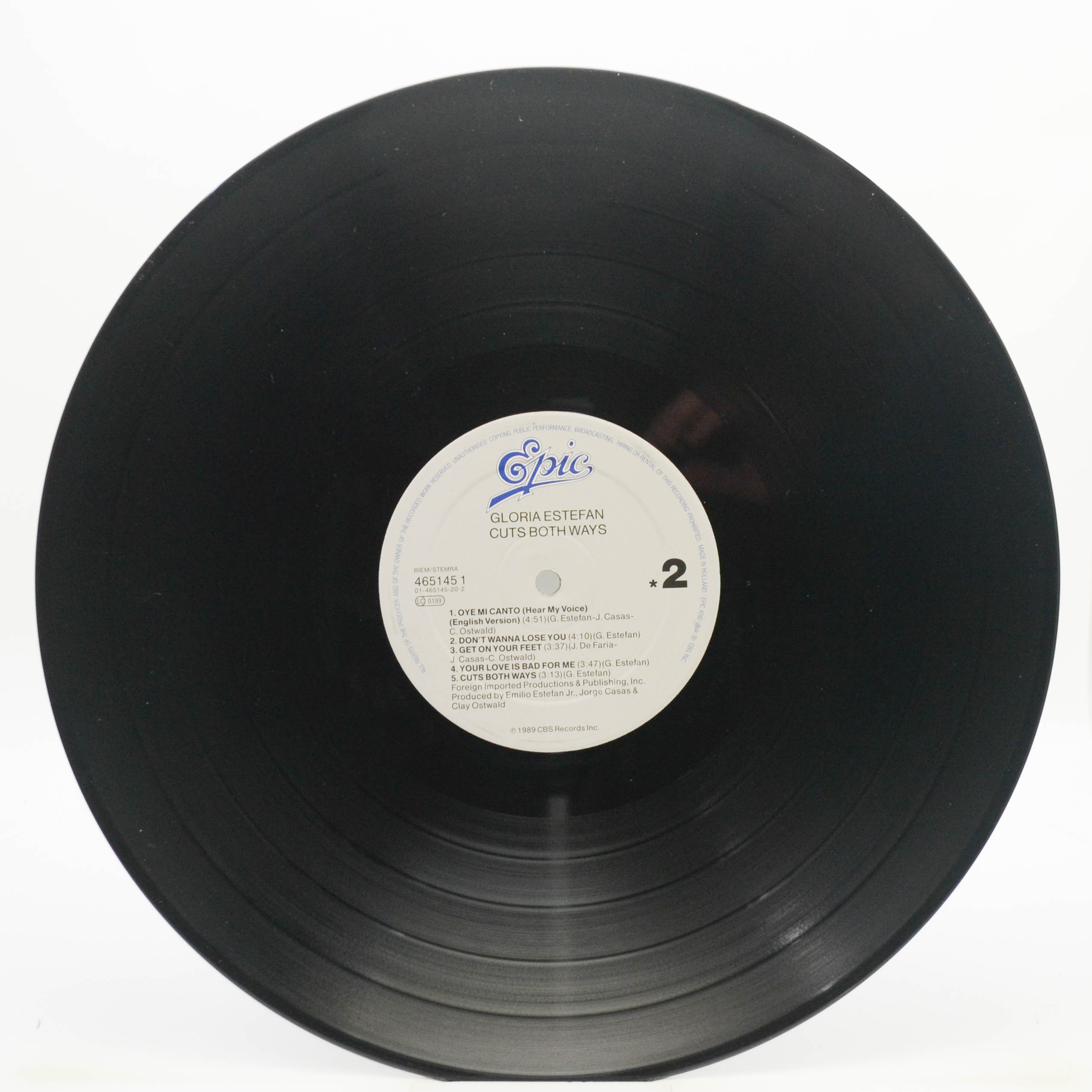 Gloria Estefan — Cuts Both Ways, 1989