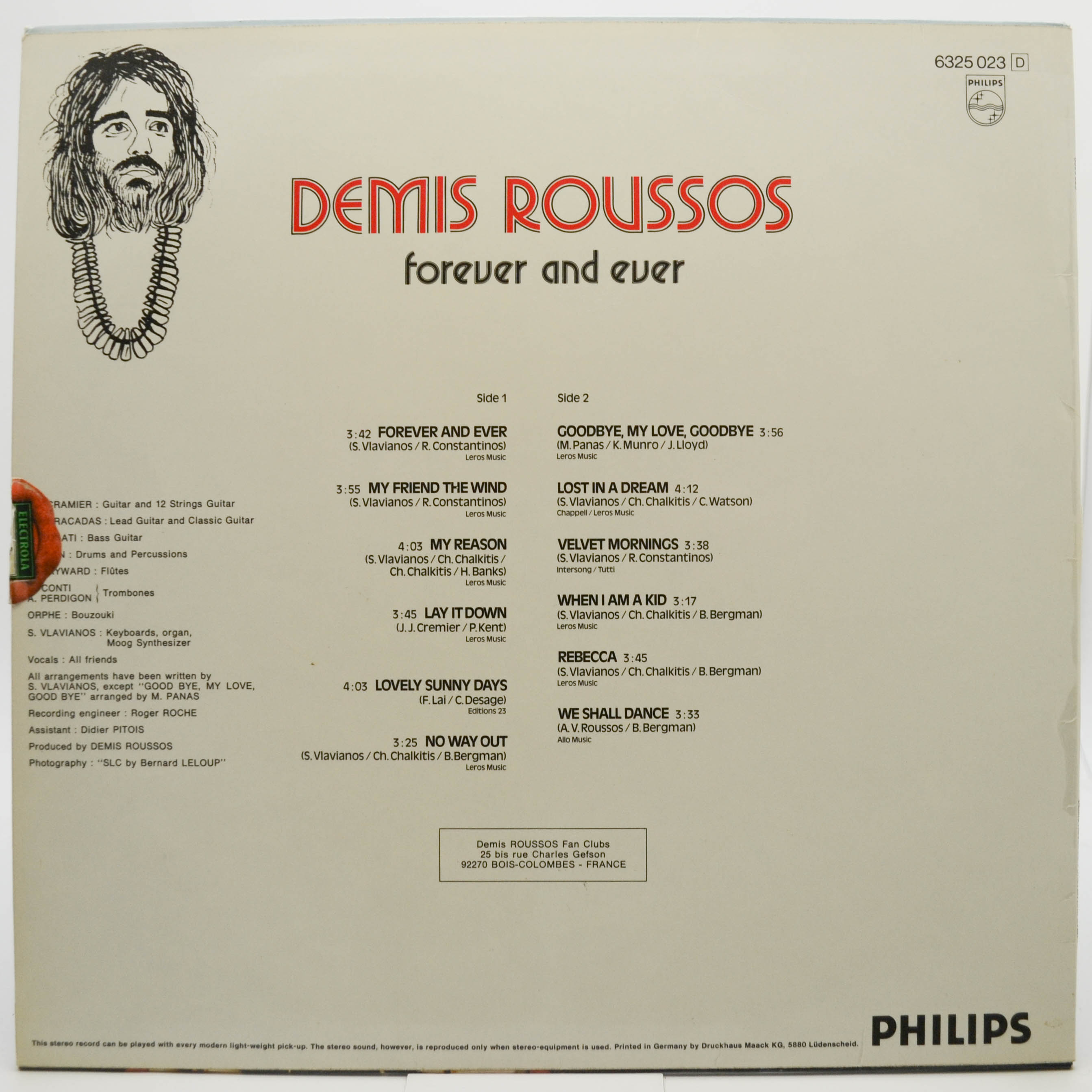 Demis Roussos — Forever And Ever, 1973