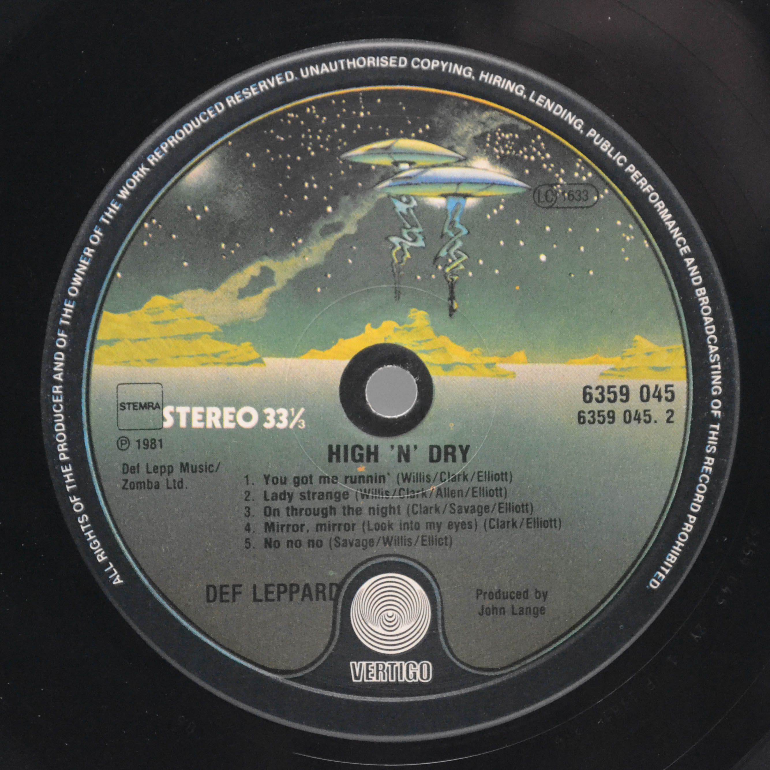 Def Leppard — High 'N' Dry, 1981