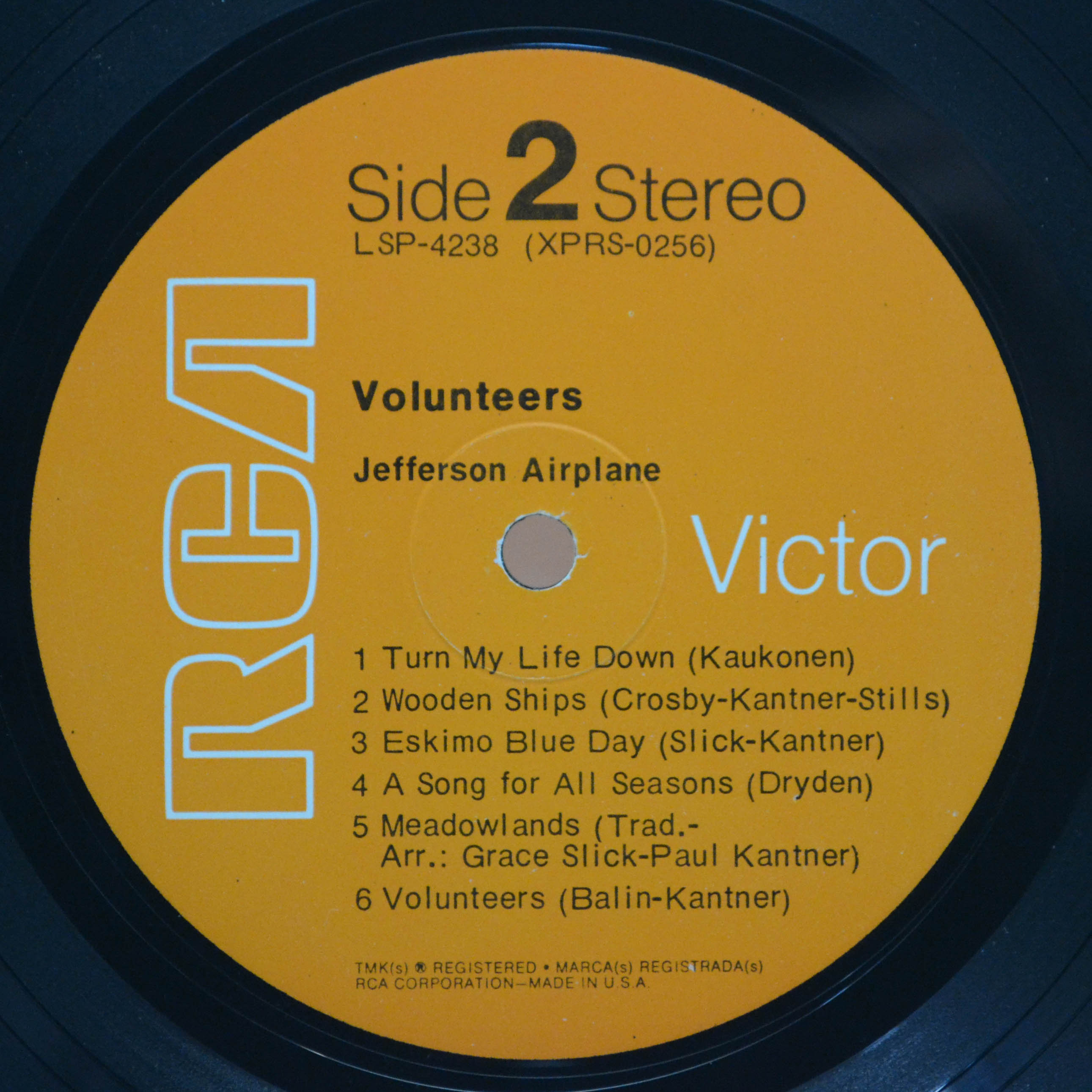 Jefferson Airplane — Volunteers (1-st, USA), 1969