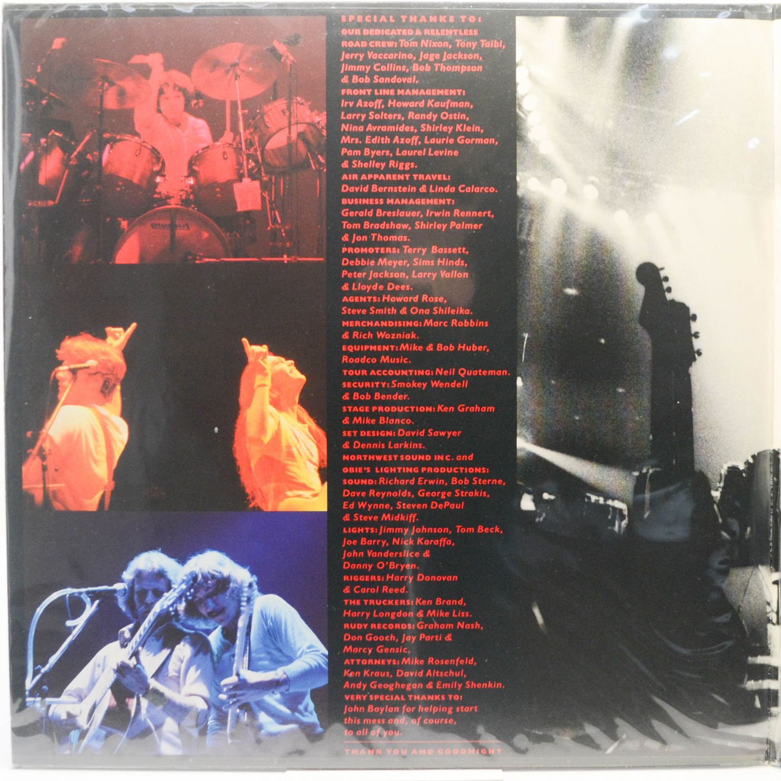 Eagles — Eagles Live (2LP), 1980