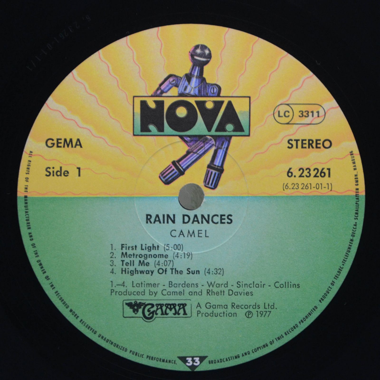 Camel — Rain Dances, 1977