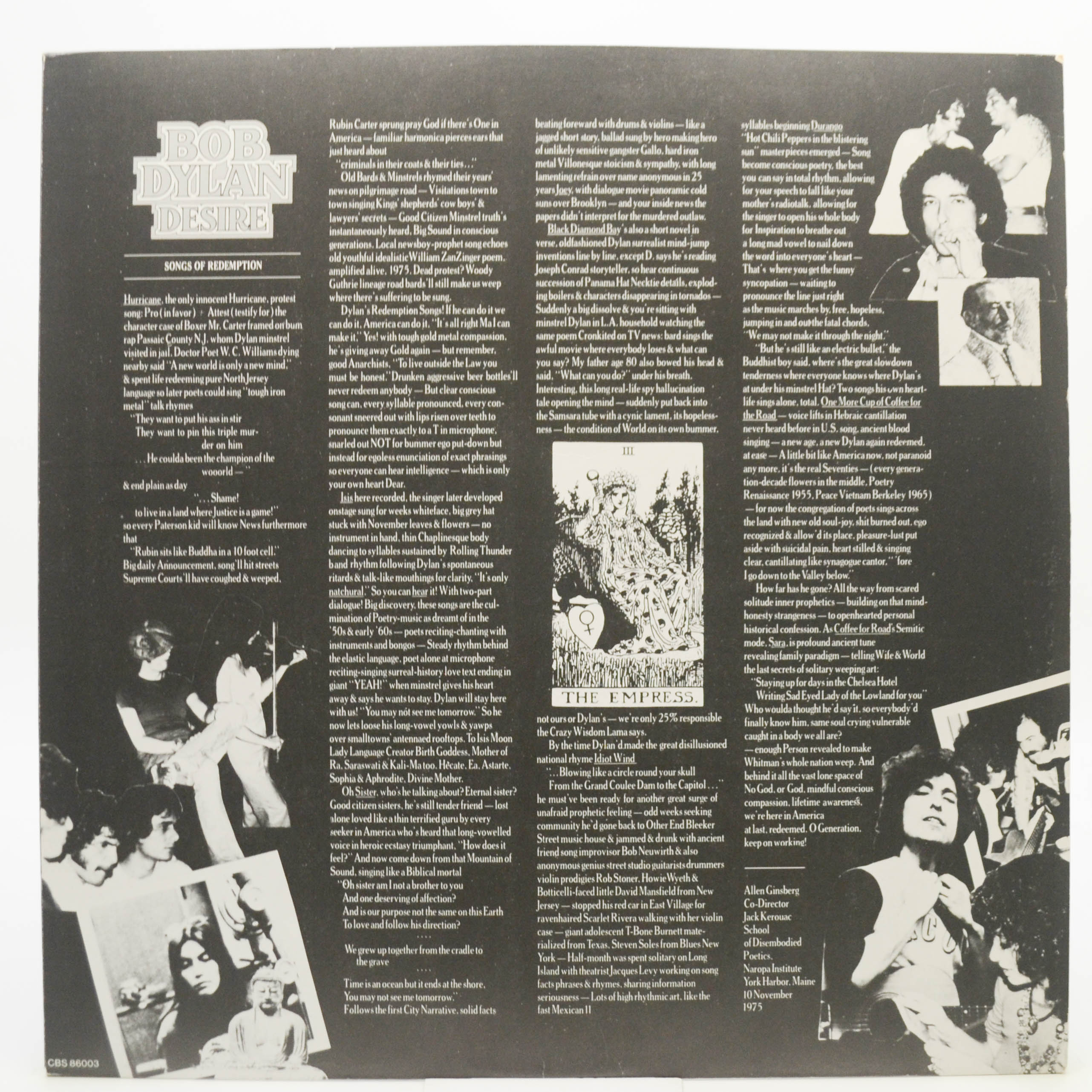 Bob Dylan — Desire, 1977