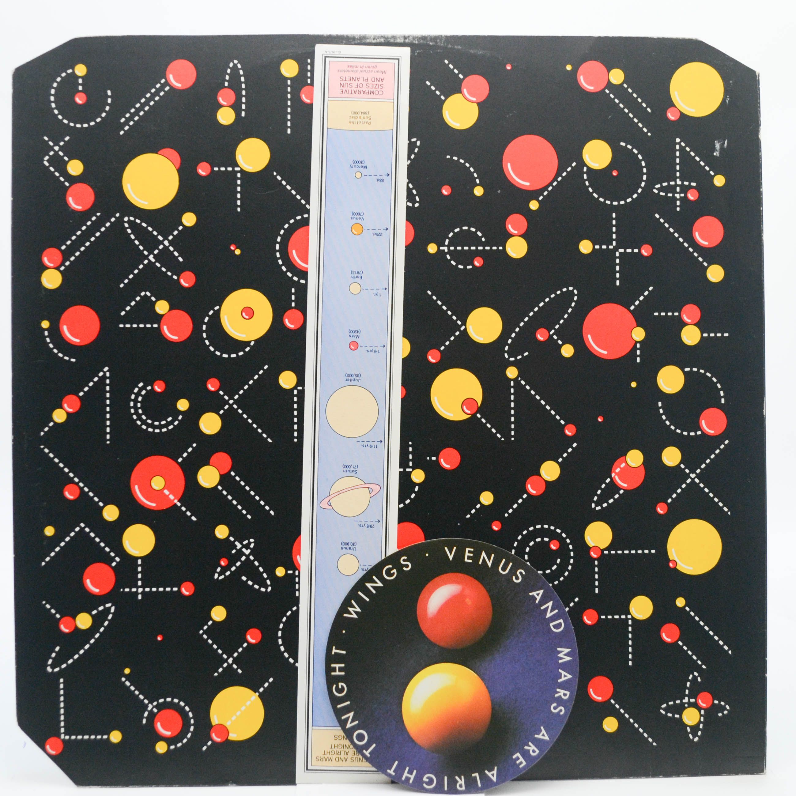 Wings — Venus And Mars (1-st, UK), 1975