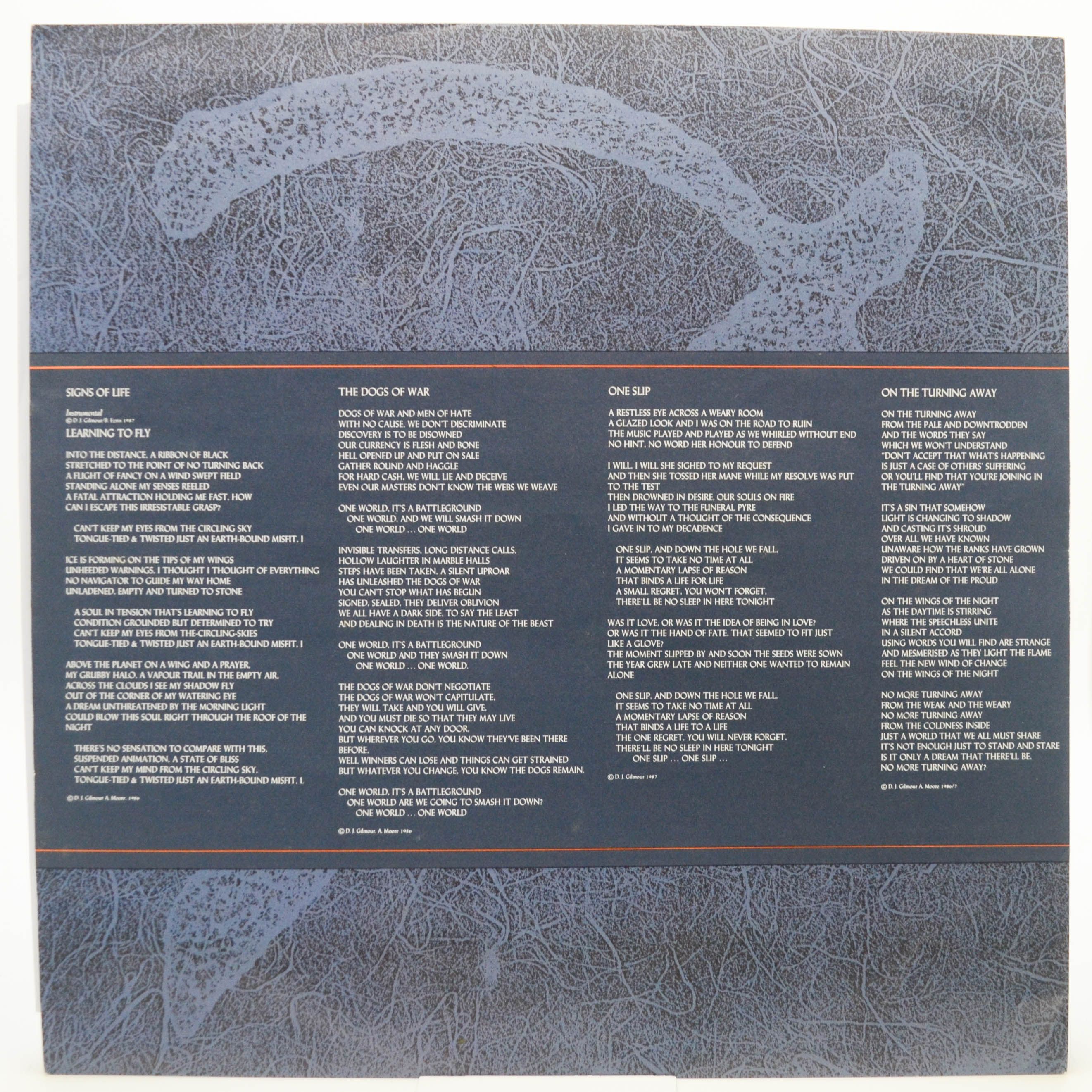 Pink Floyd — A Momentary Lapse Of Reason, 1987