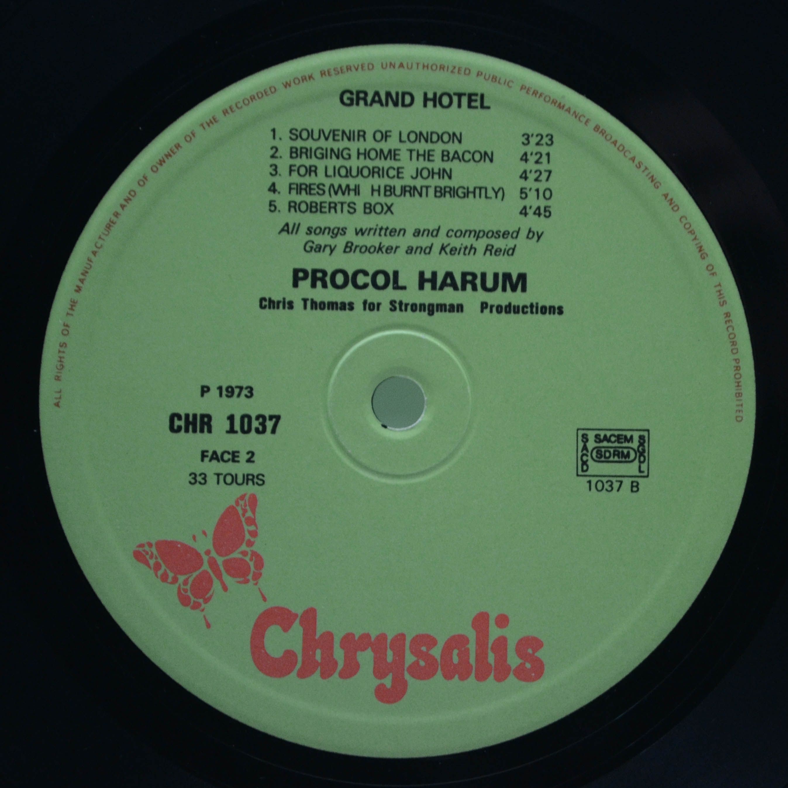 Procol Harum — Grand Hotel, 1973