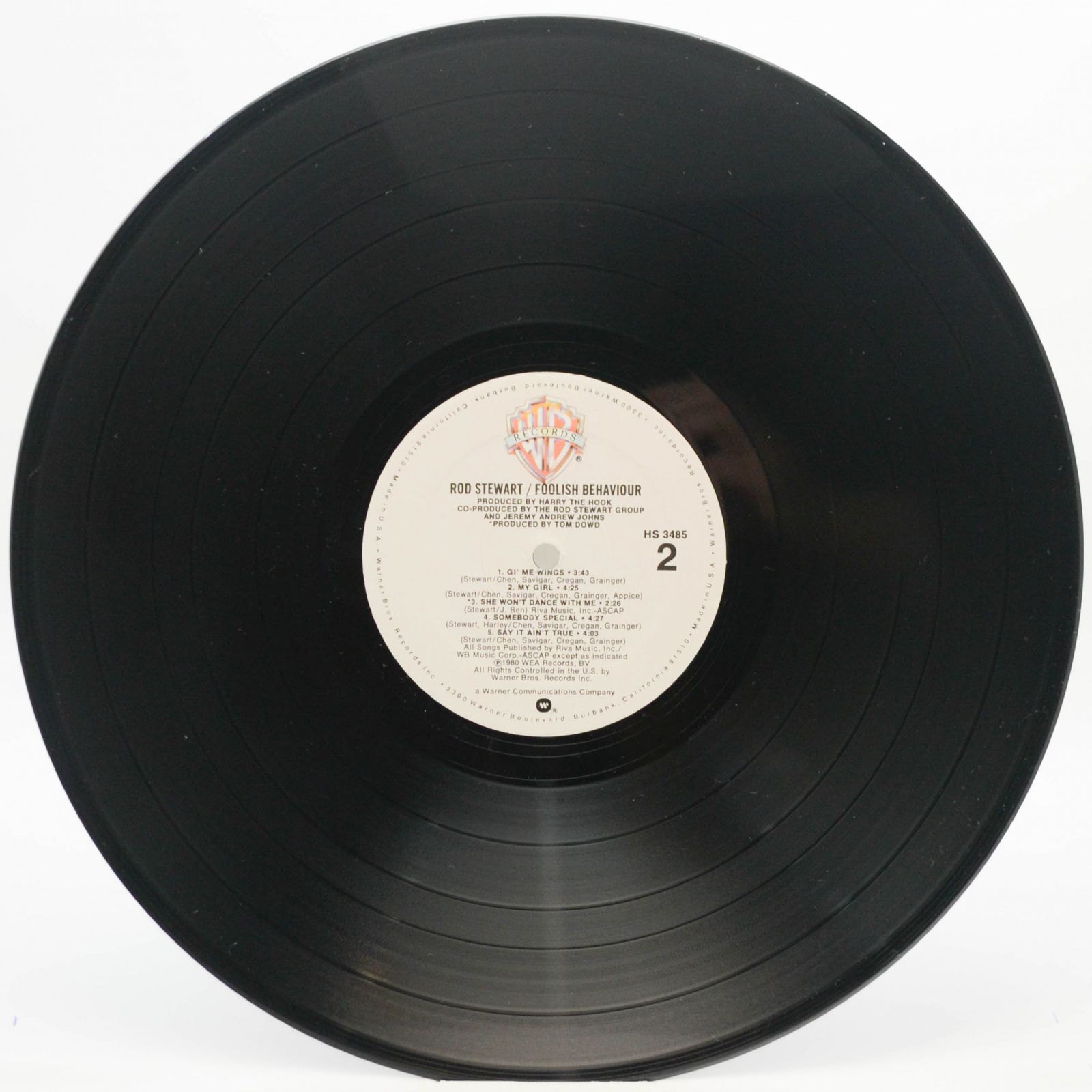 Rod Stewart — Foolish Behaviour (USA, poster), 1980