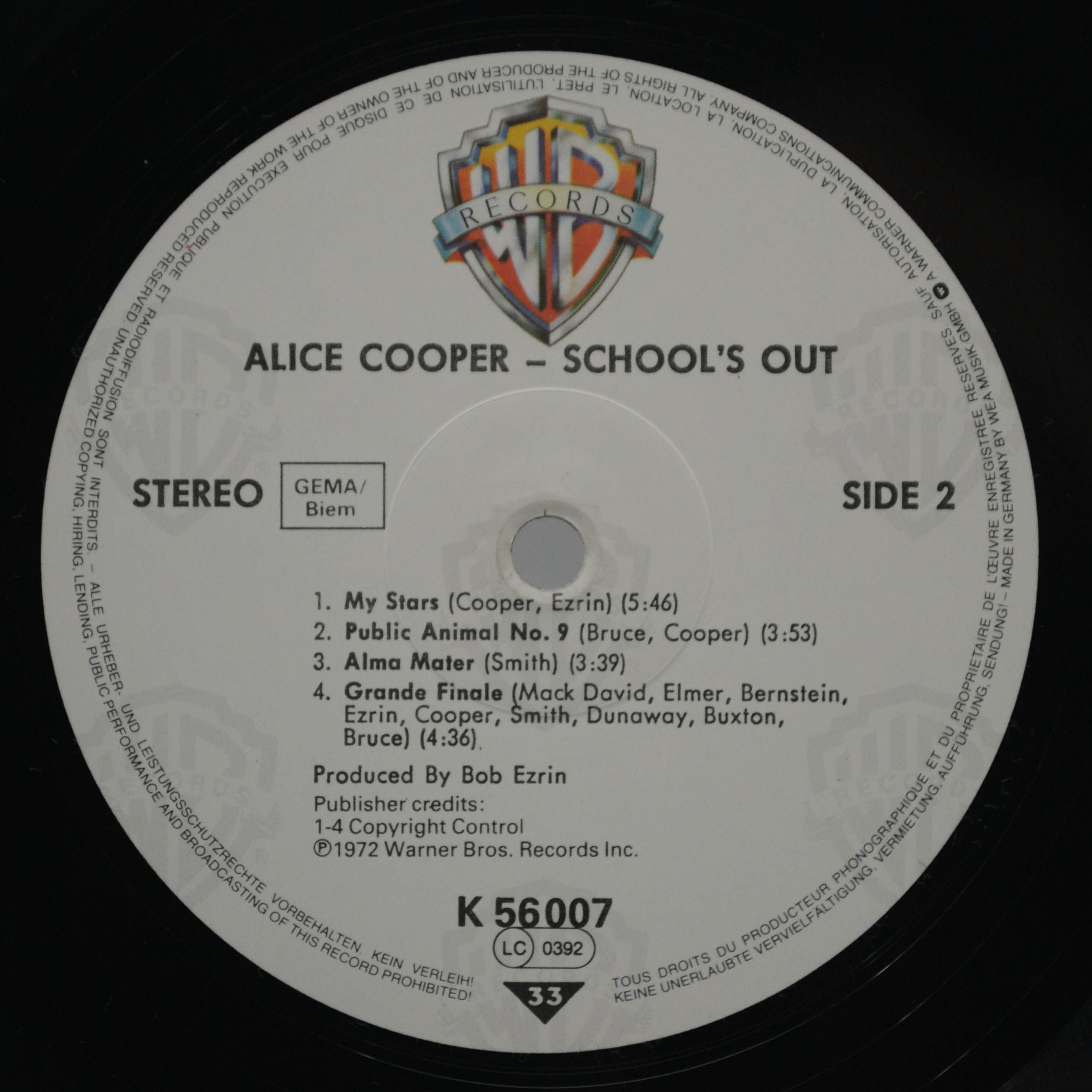 Alice Cooper — School's Out, 1972