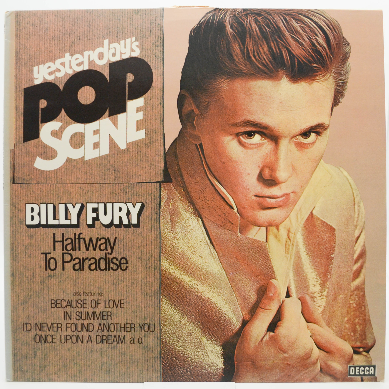 Billy Fury — Halfway To Paradise, 1971