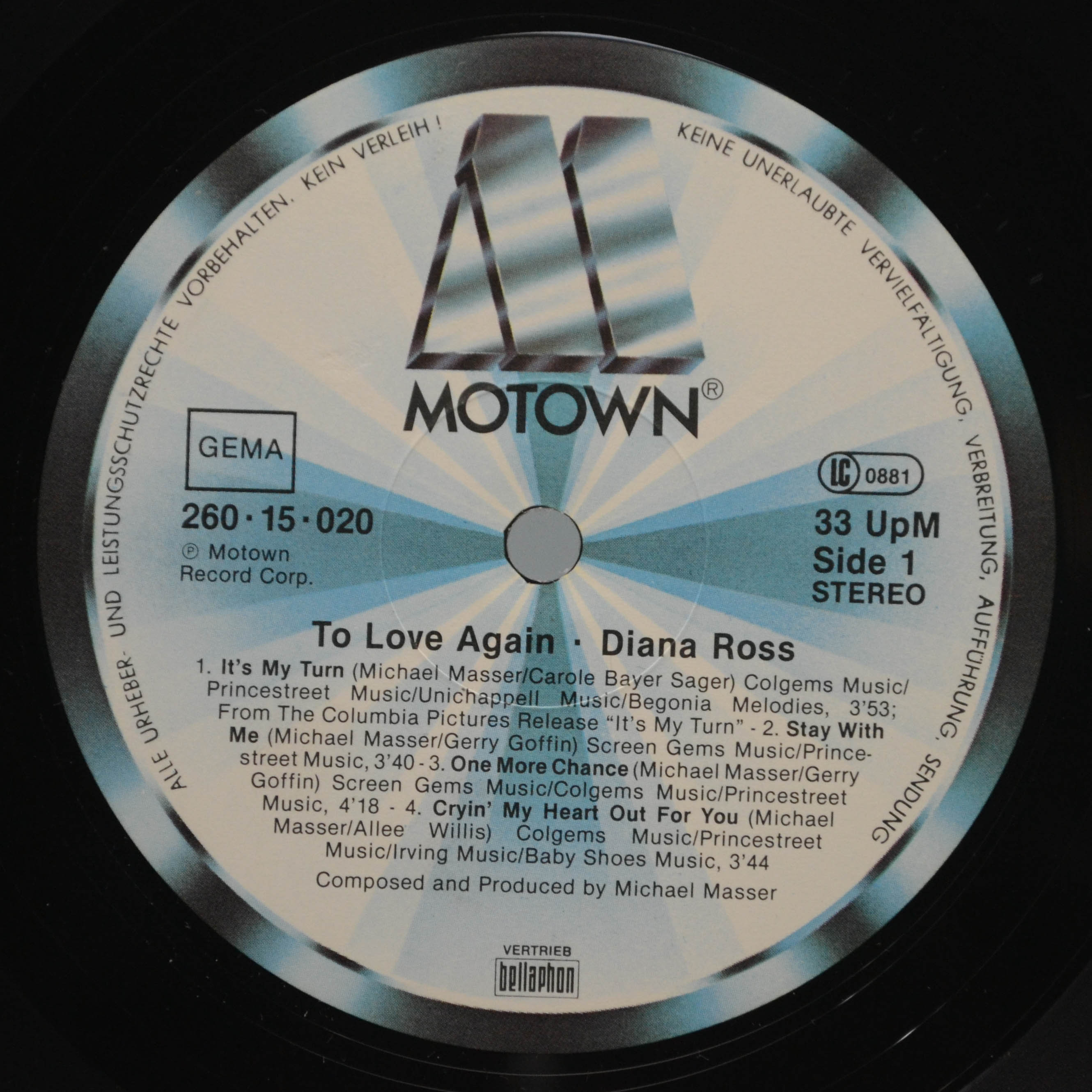 Diana Ross — To Love Again, 1981