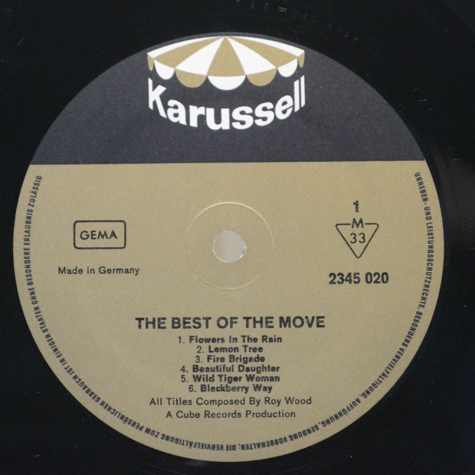 Move — The Best Of The Move, 1972