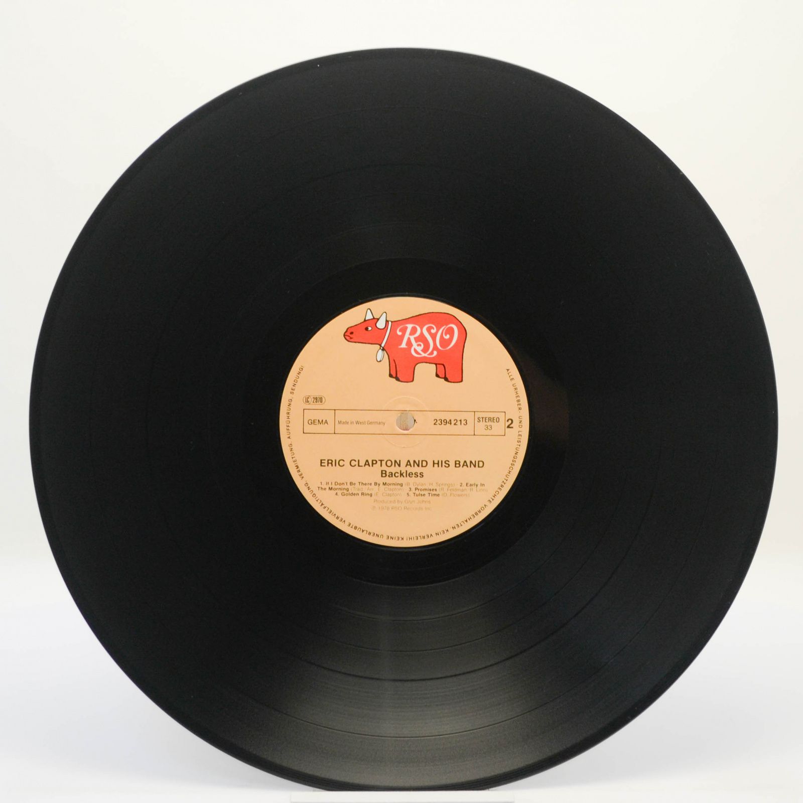 Eric Clapton — Backless, 1978