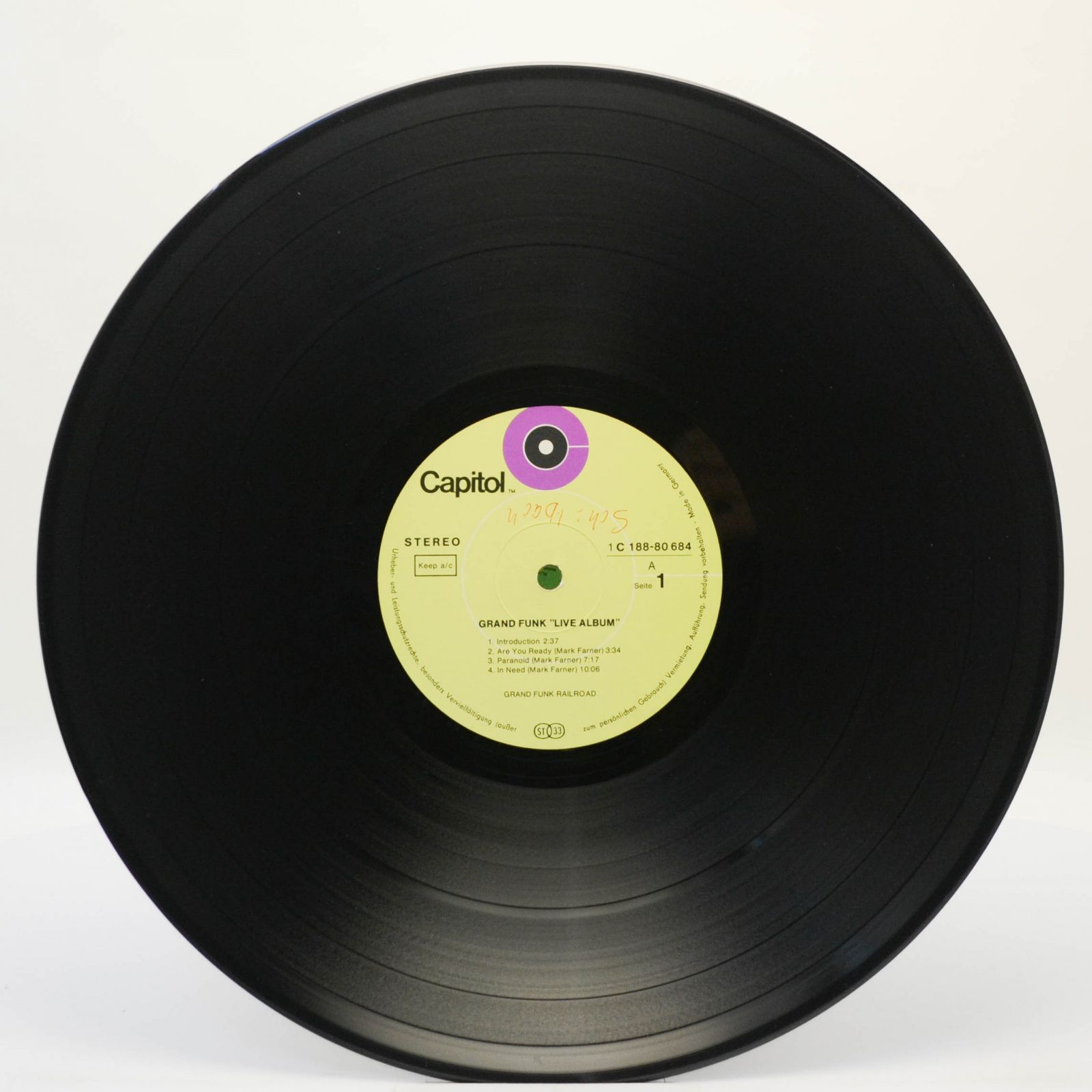 Grand Funk — Live Album (2LP), 1970