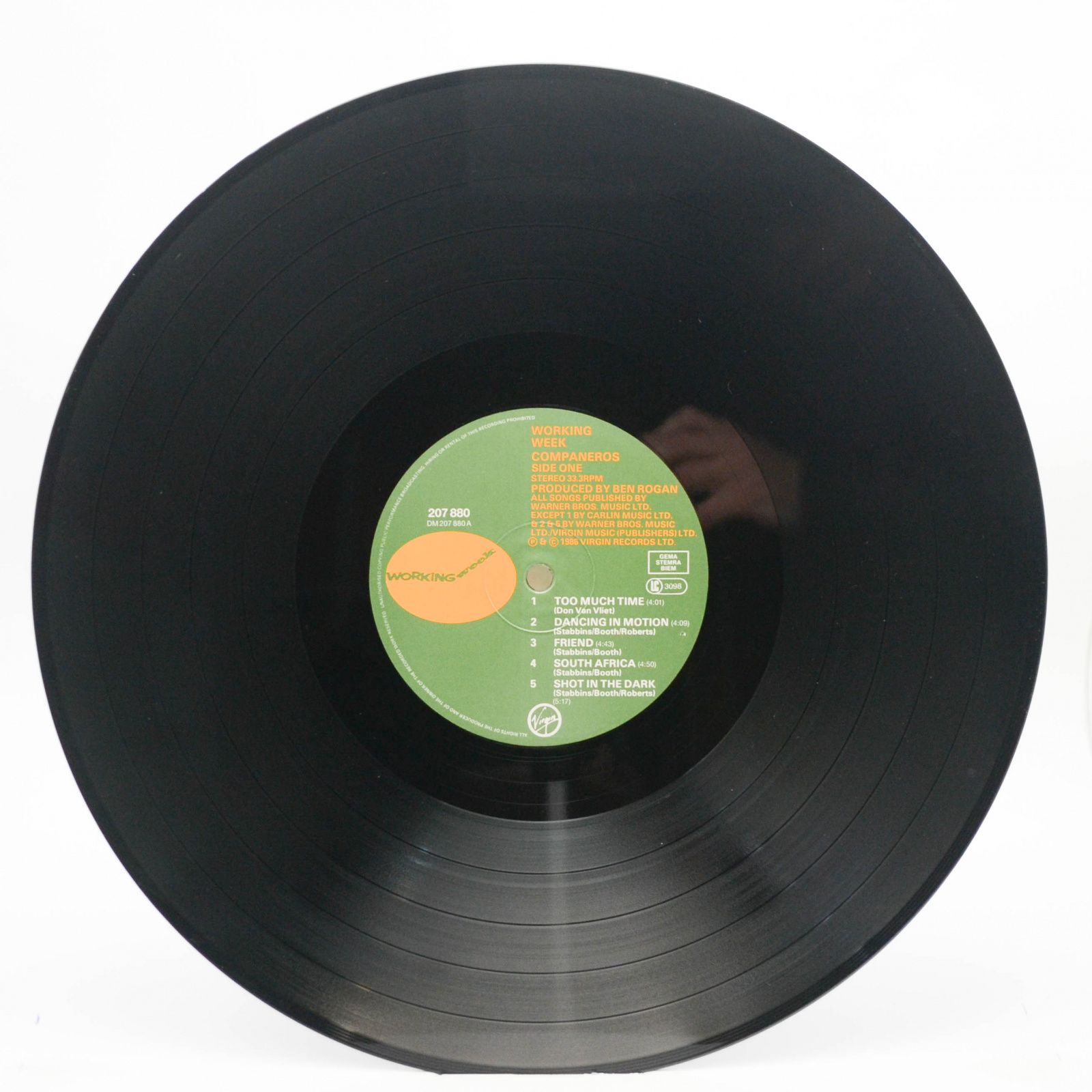 Working Week — Compañeros, 1986