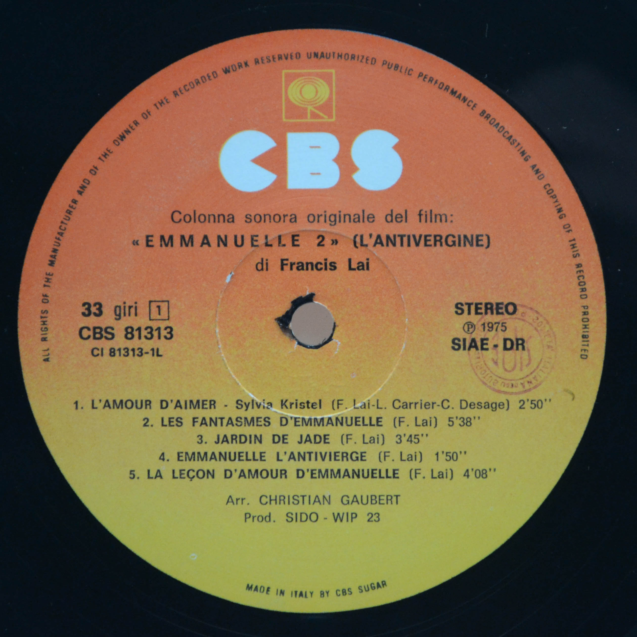 Francis Lai — Emmanuelle 2 (L'Antivergine), 1976