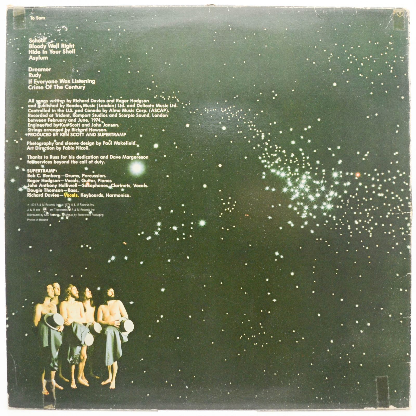 Supertramp — Crime Of The Century, 1974