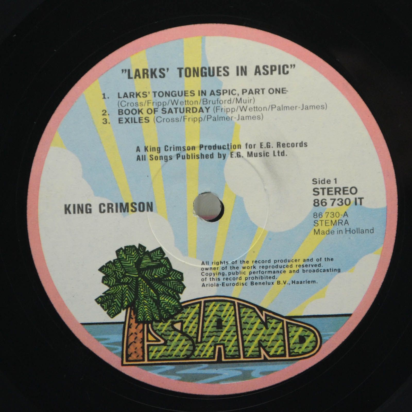 King Crimson — Larks' Tongues In Aspic, 1973