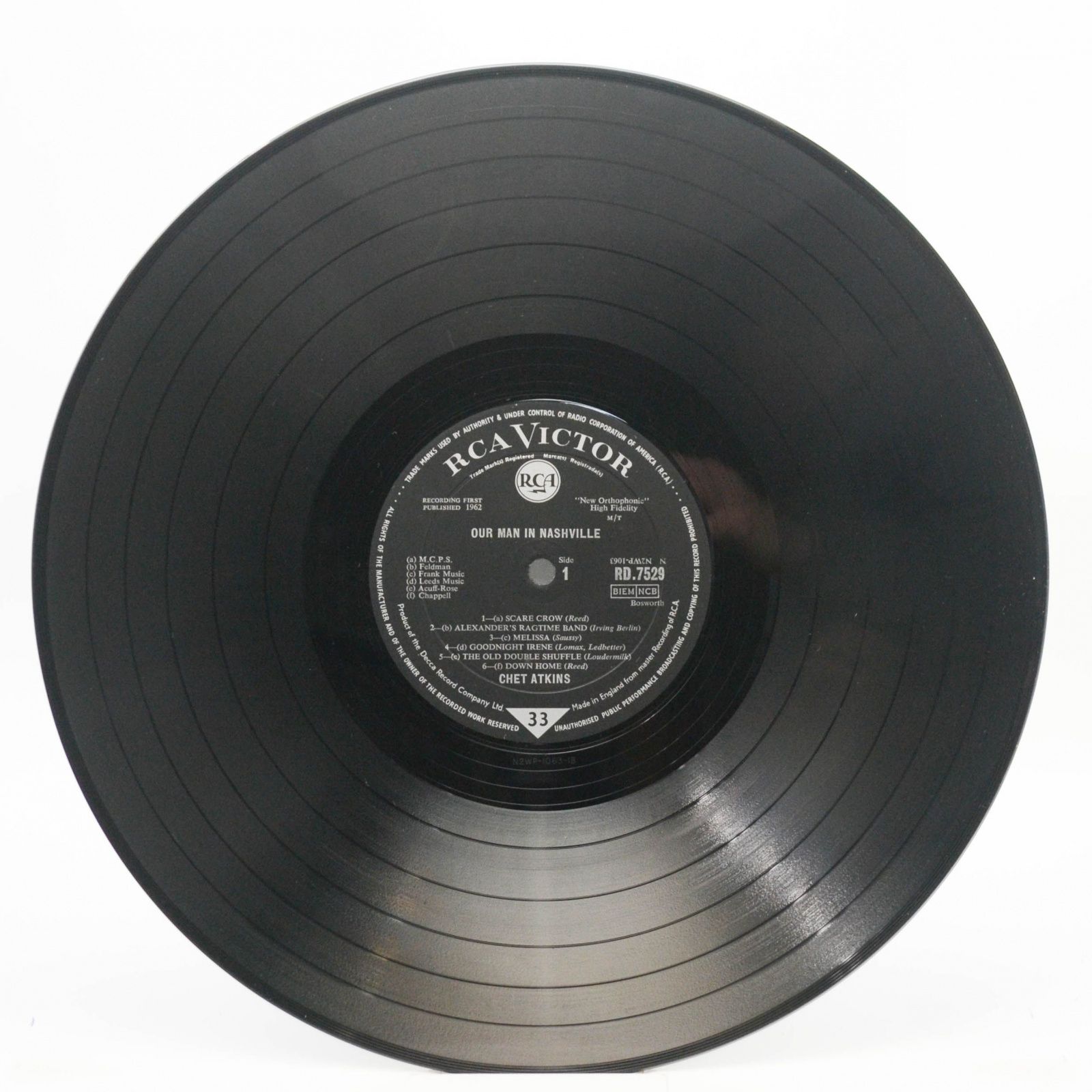 Chet Atkins — Our Man In Nashville (UK), 1963