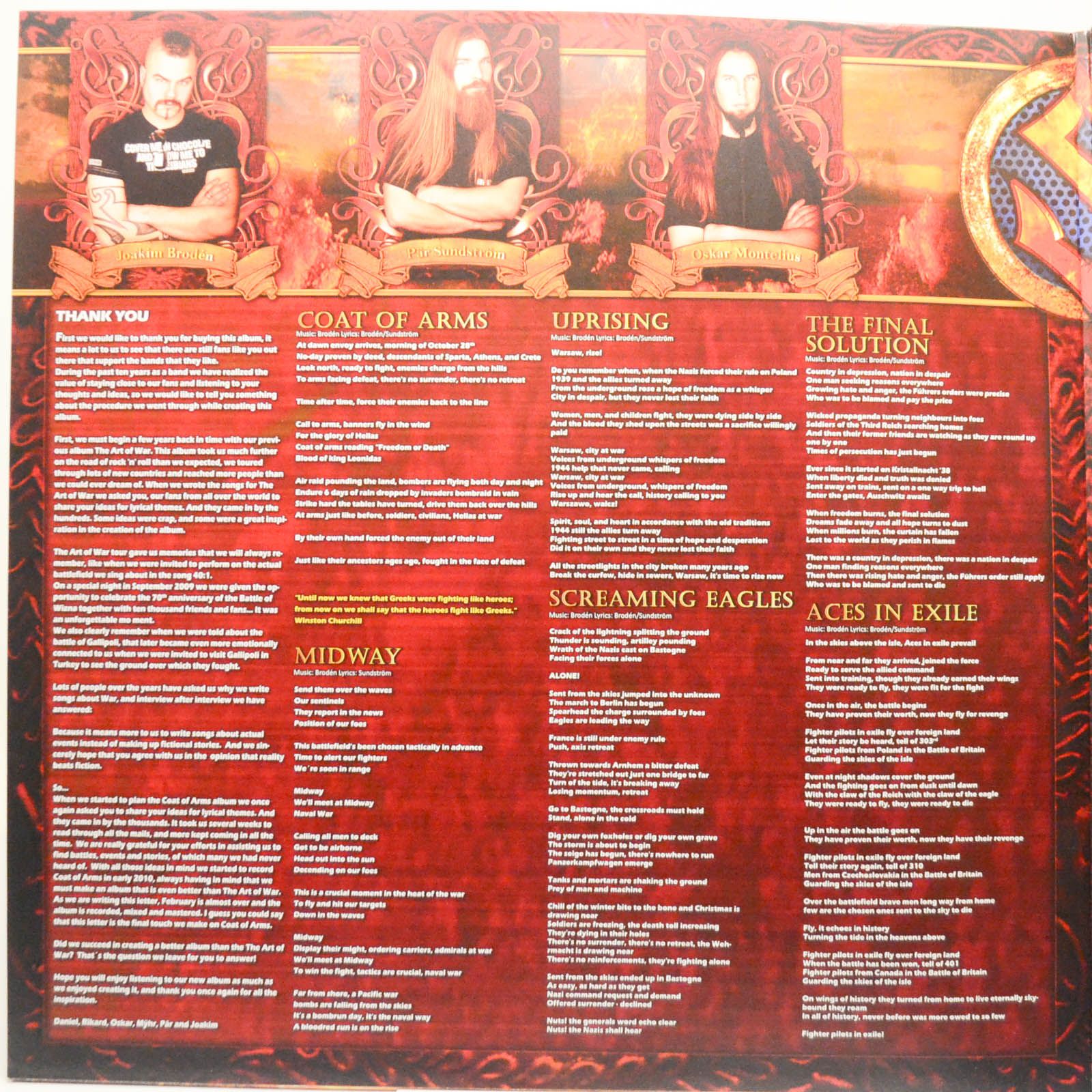 Sabaton — Coat Of Arms, 2010