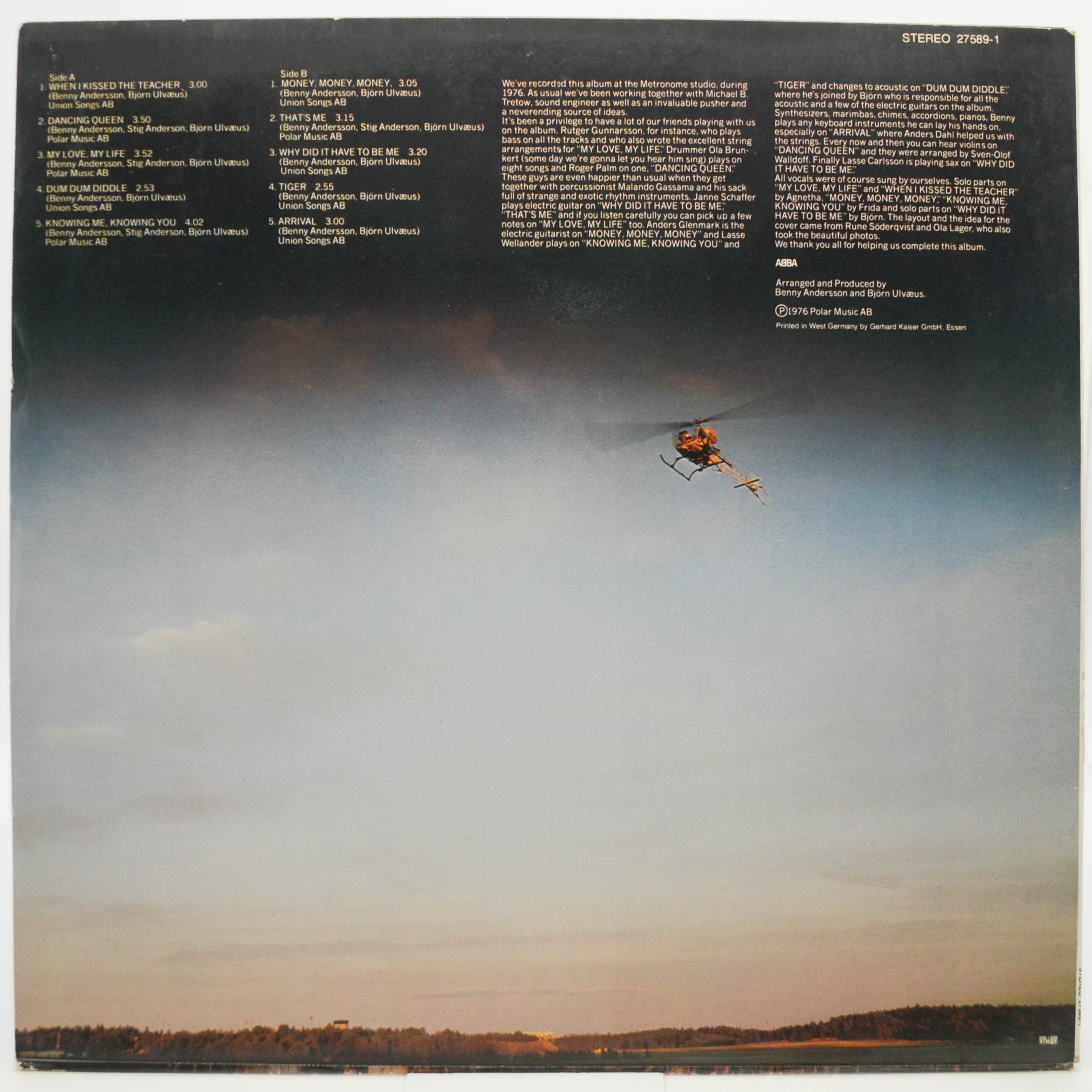 ABBA — Arrival, 1976