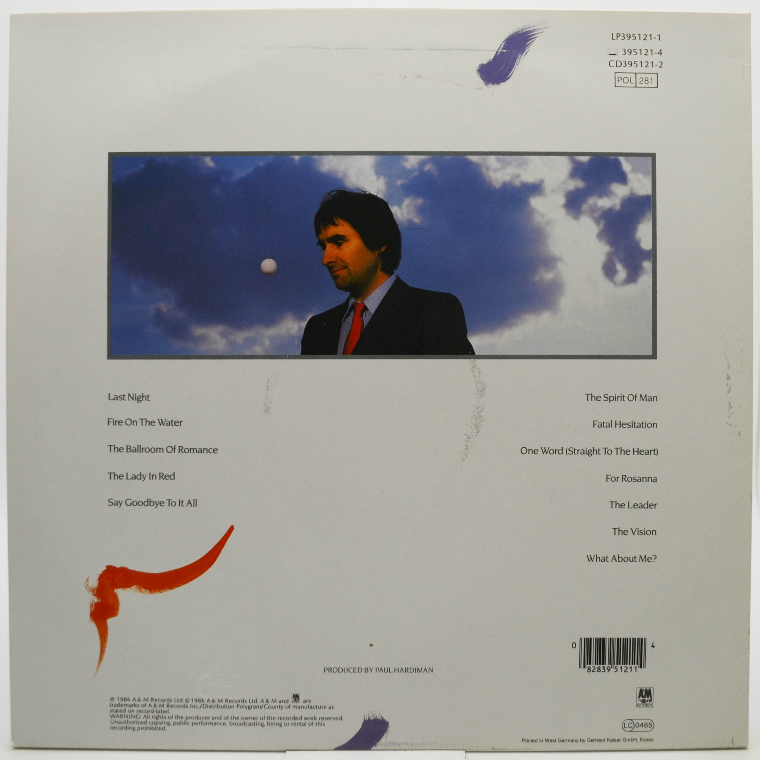 Chris de Burgh — Into The Light, 1986