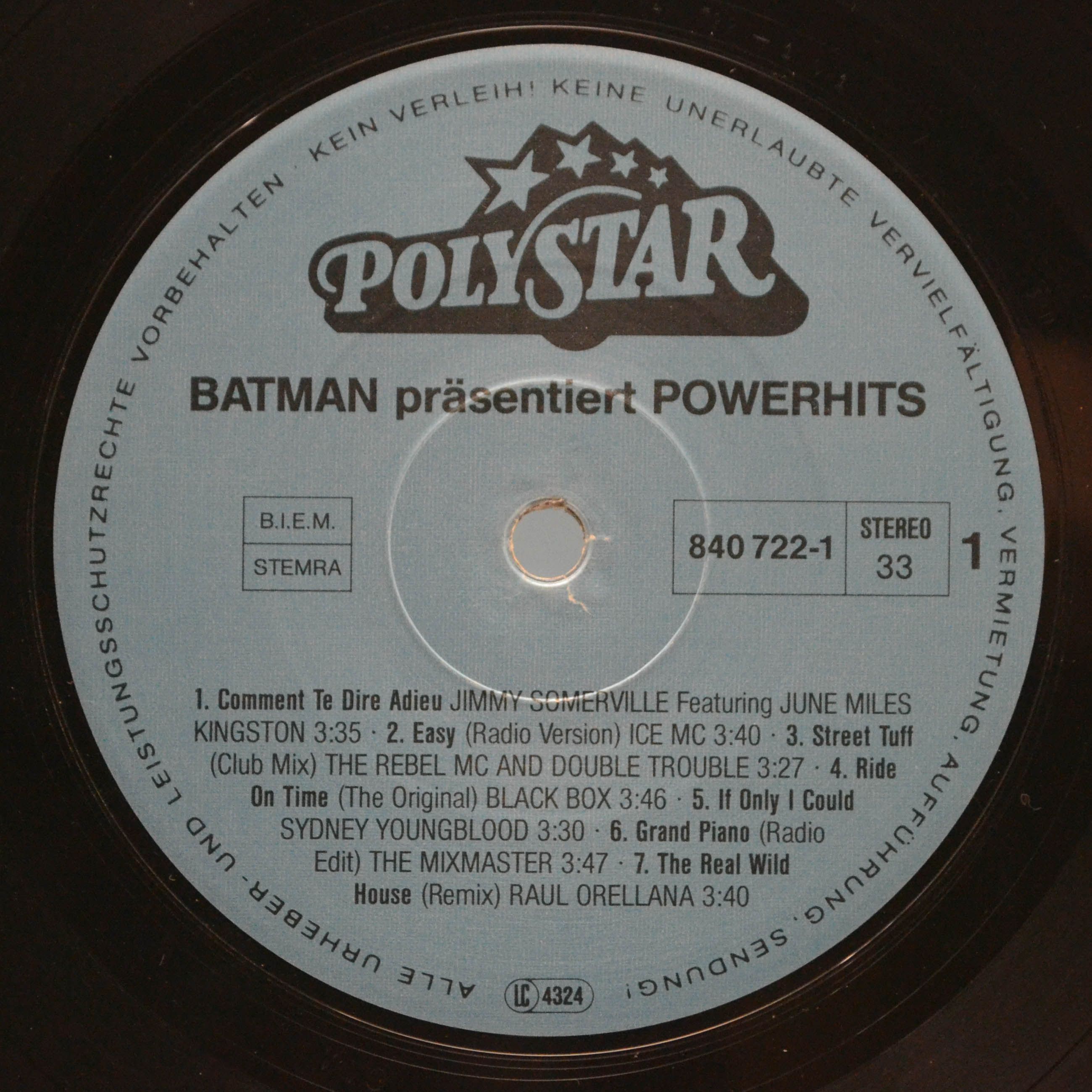 Various — Batman Präsentiert: Powerhits (2LP), 1989