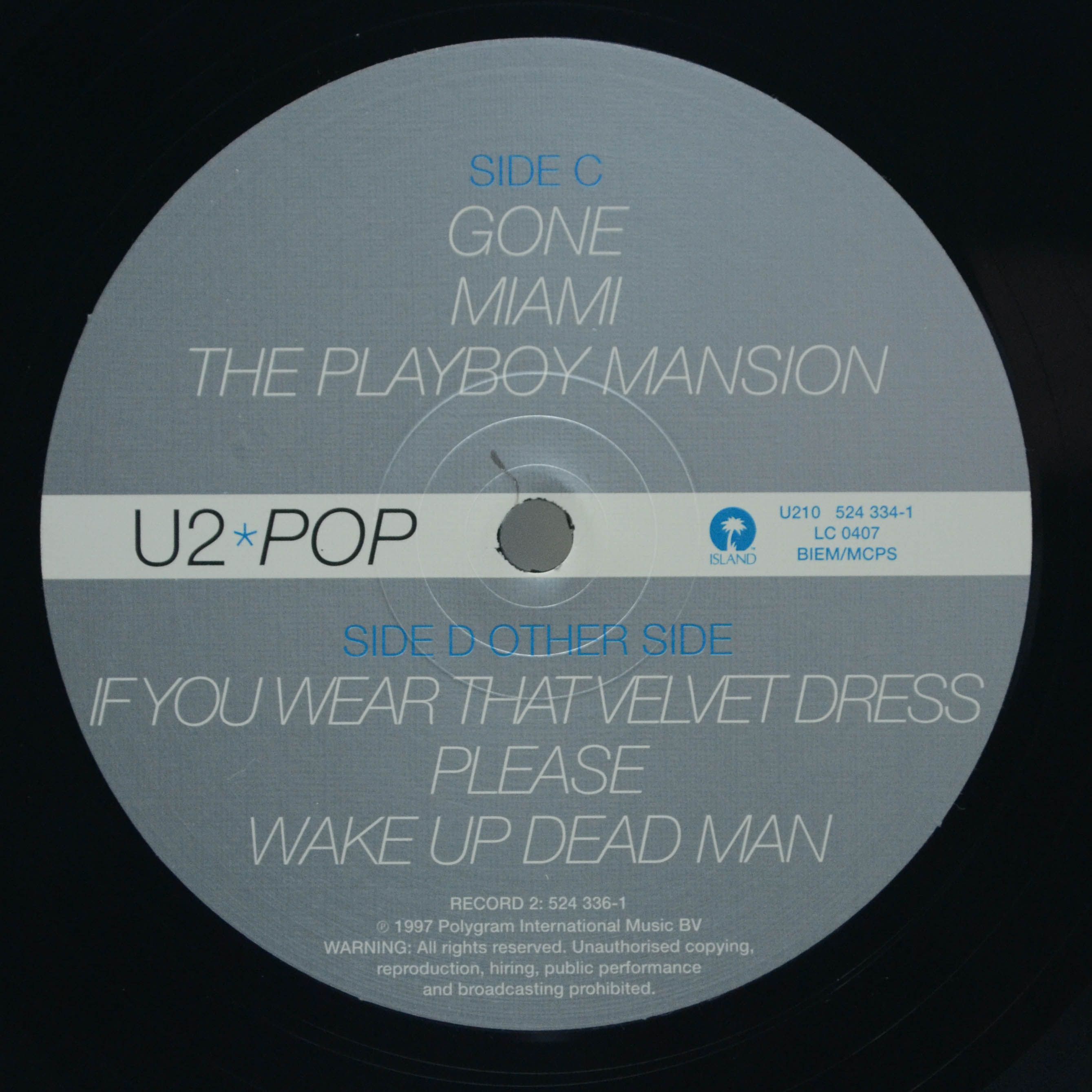 U2 — Pop (2LP), 1997