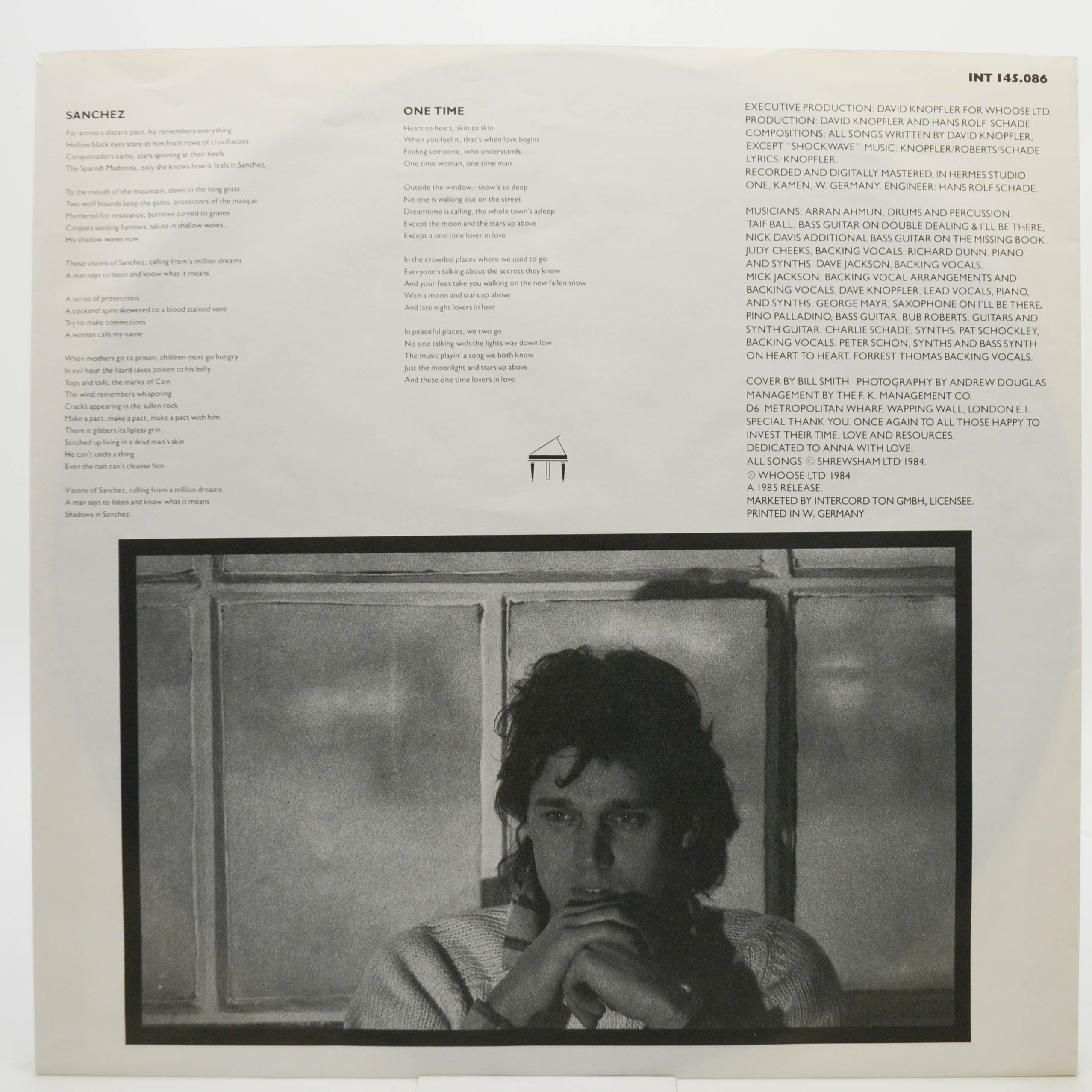 David Knopfler — Behind The Lines, 1985