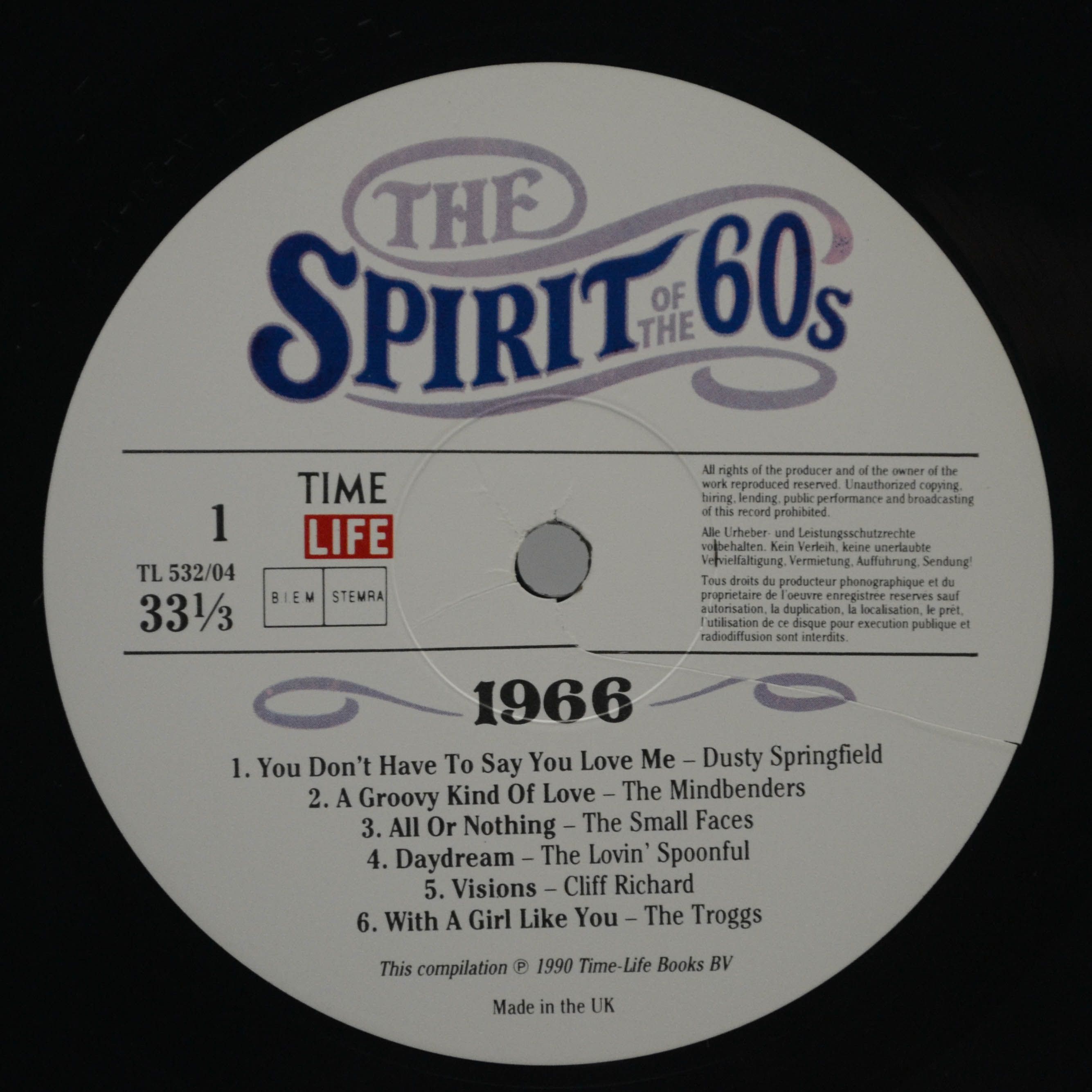 Various — The Spirit Of The 60s: 1966 (2LP), 1990