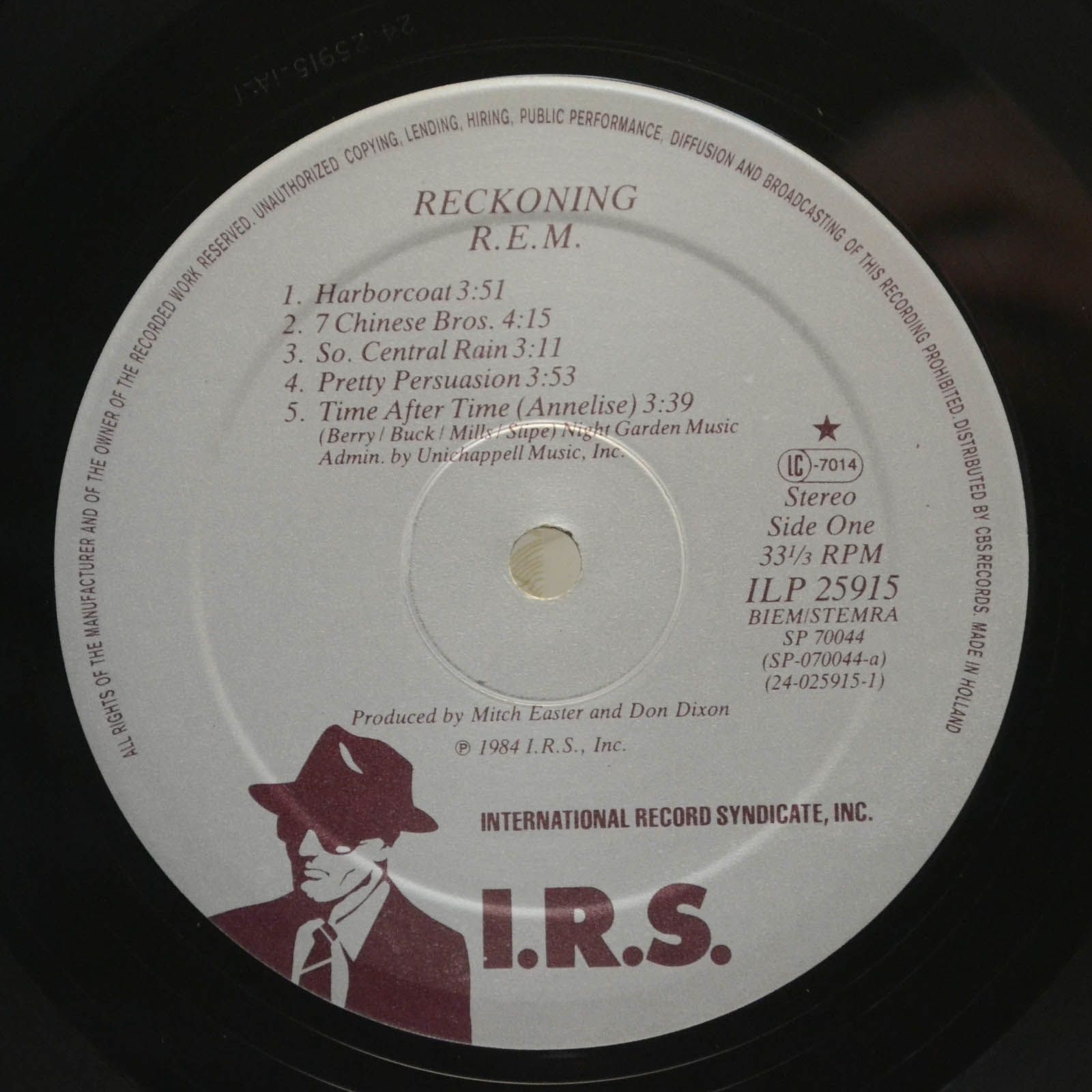 R.E.M. — Reckoning, 1984