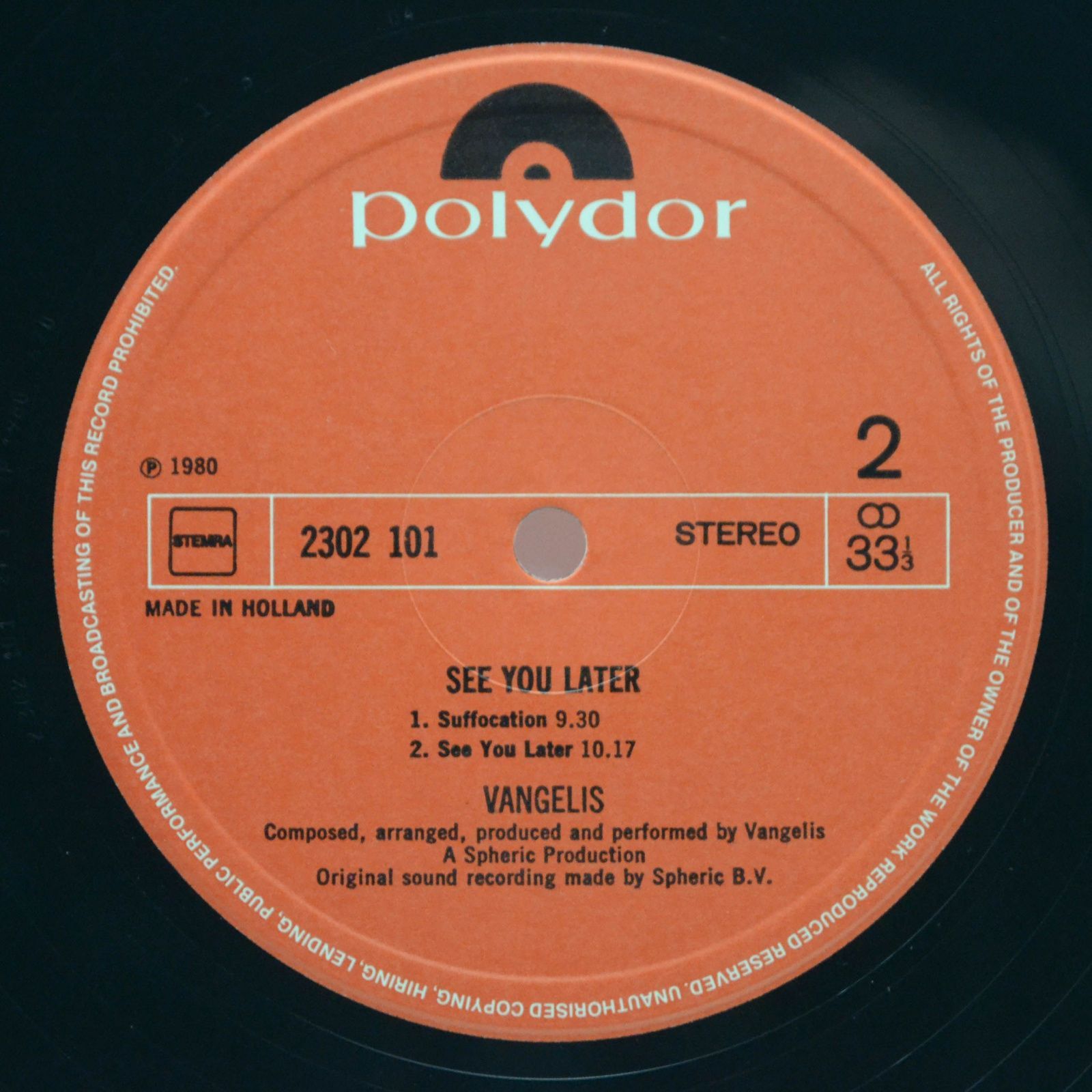 Vangelis — See You Later, 1980