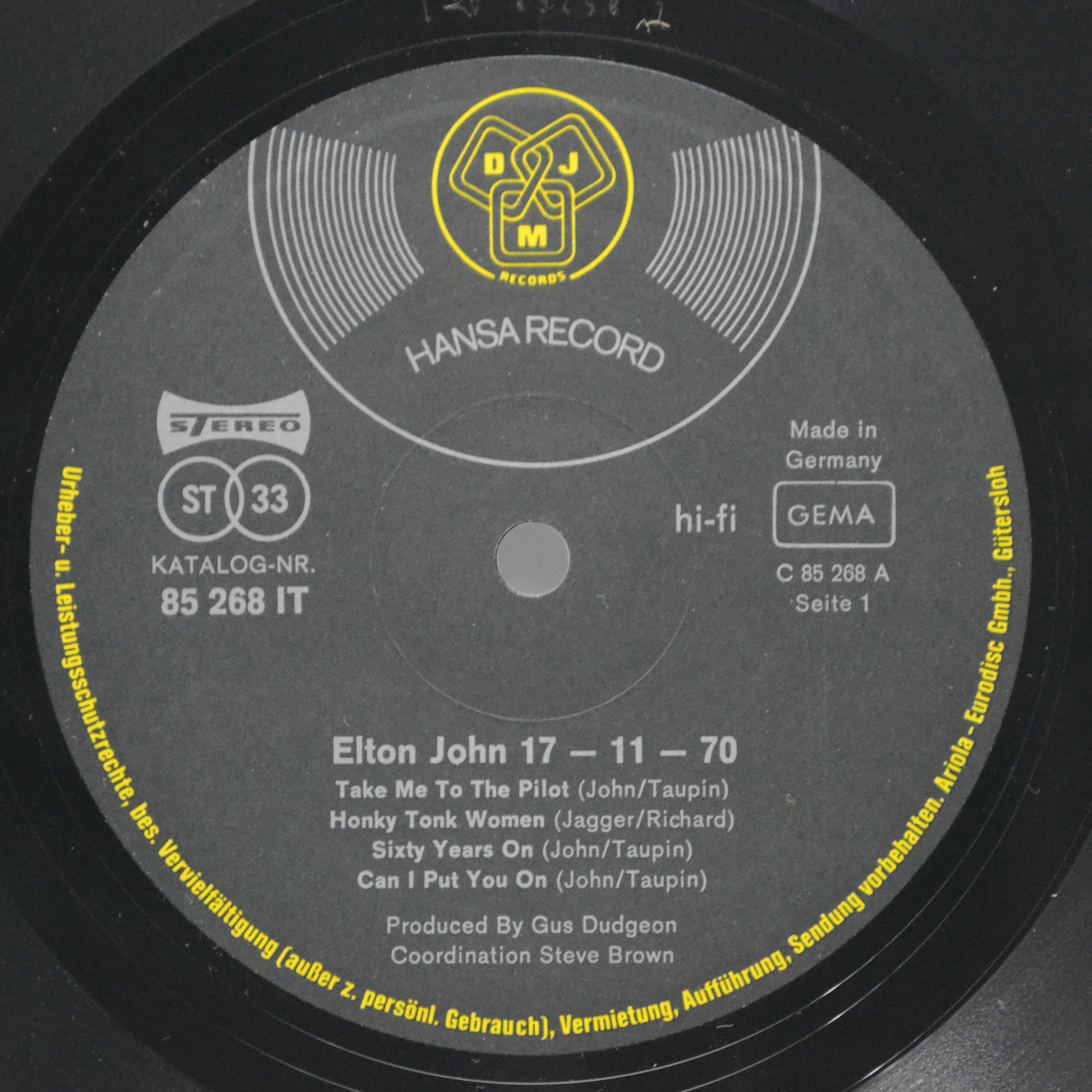 Elton John — 17-11-70, 1971