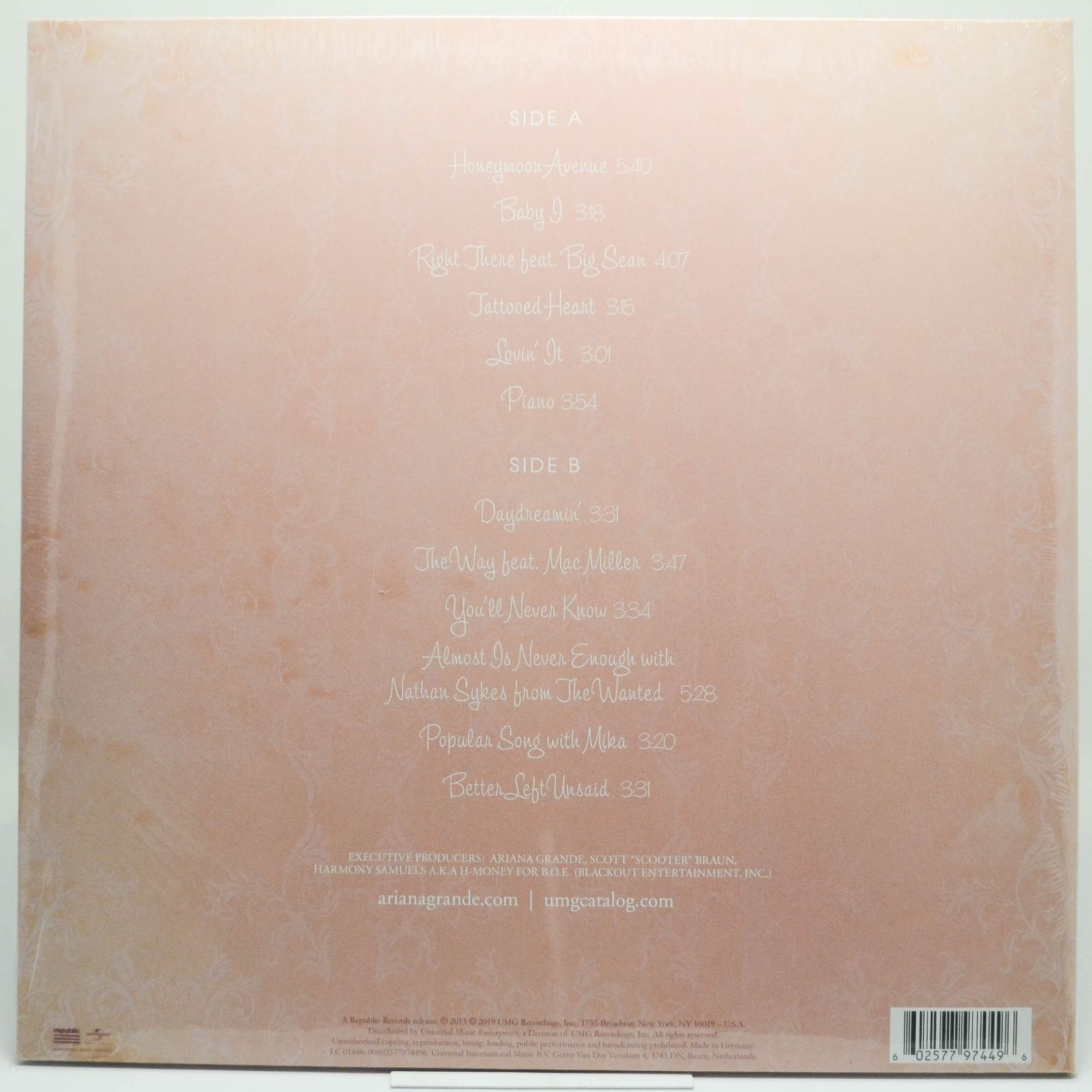 Ariana Grande — Yours Truly, 2019