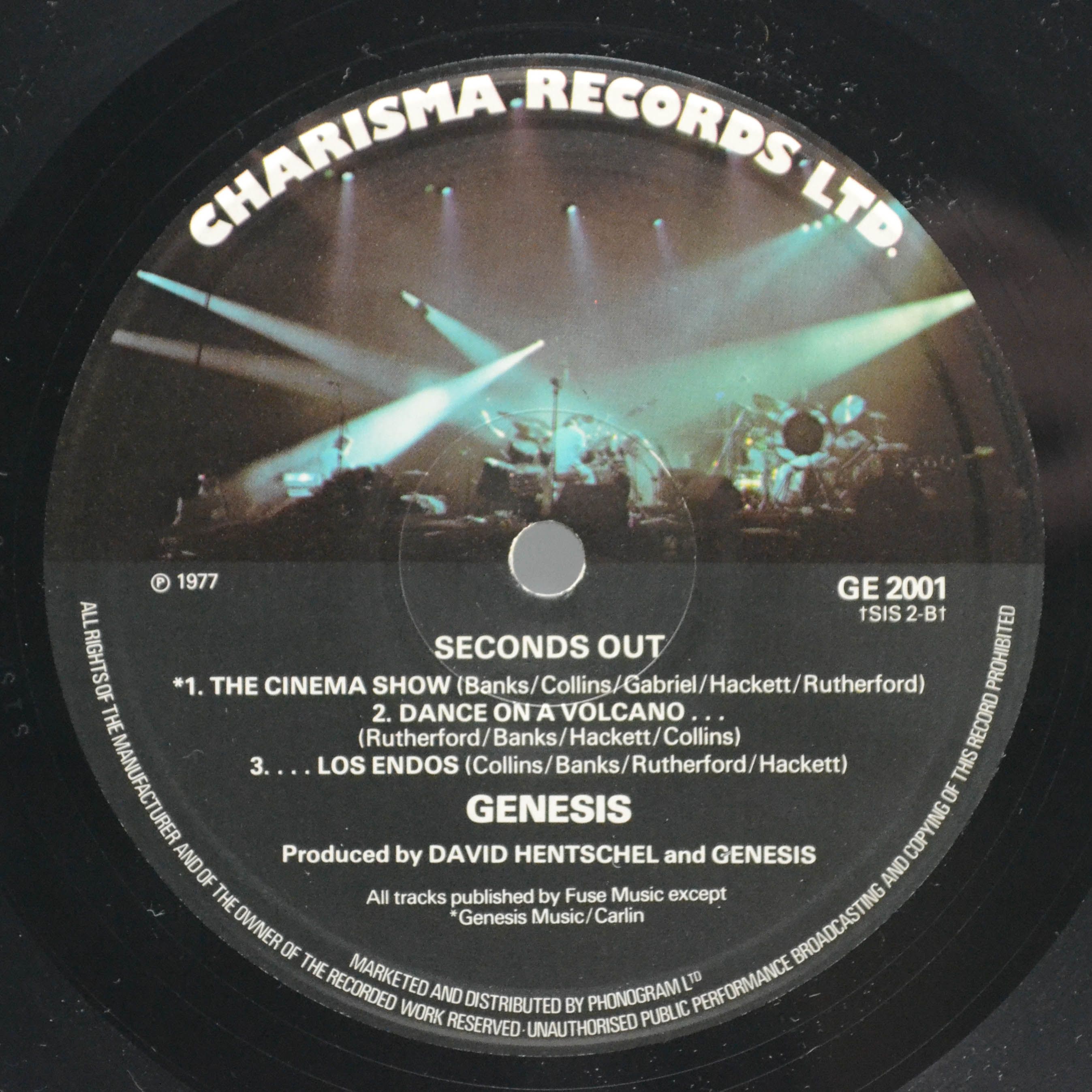 Genesis — Seconds Out (2LP, 1-st UK), 1977