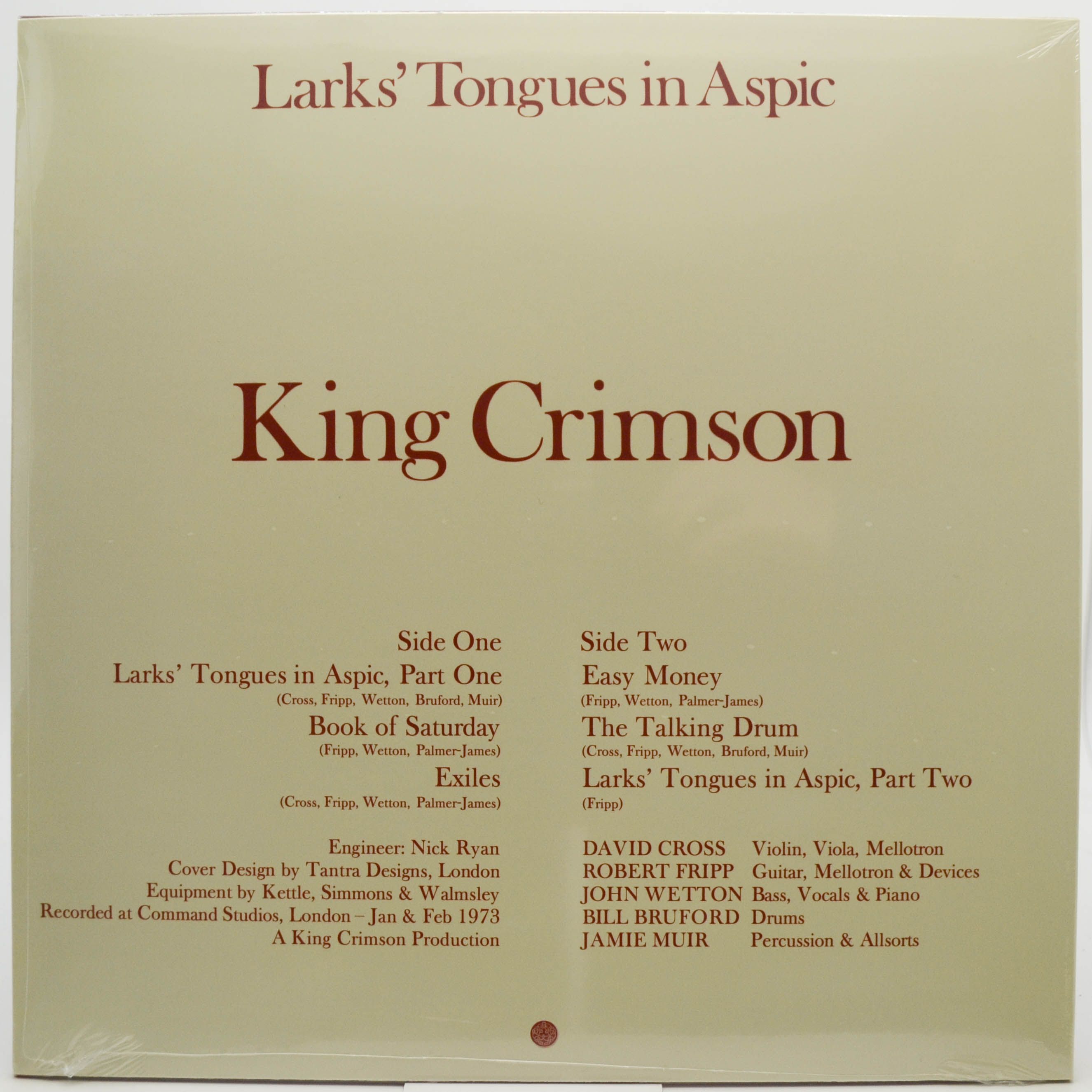 King Crimson — Larks' Tongues In Aspic, 1973