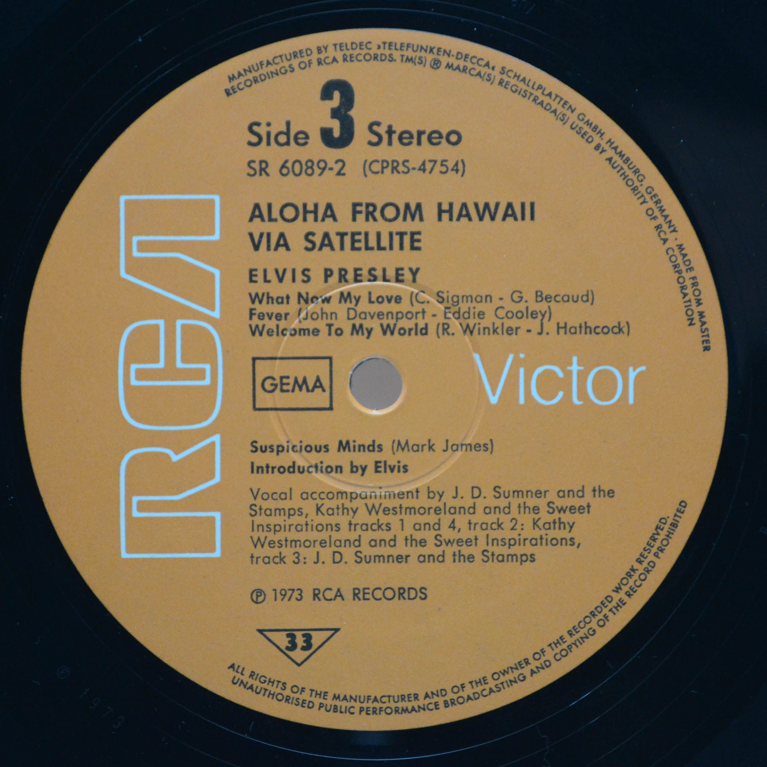 Elvis — Aloha From Hawaii Via Satellite (2LP), 1973