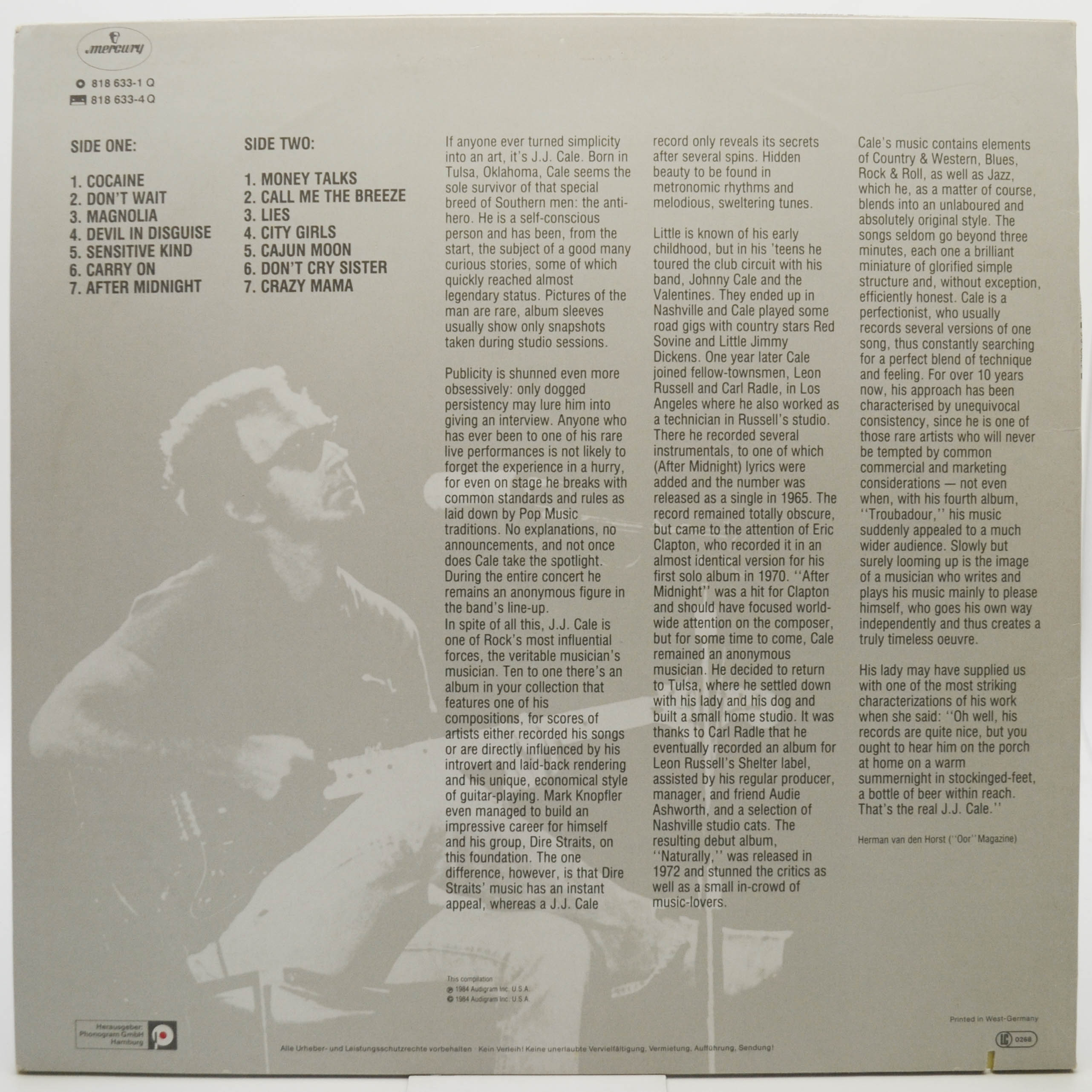 JJ Cale — Special Edition, 1984