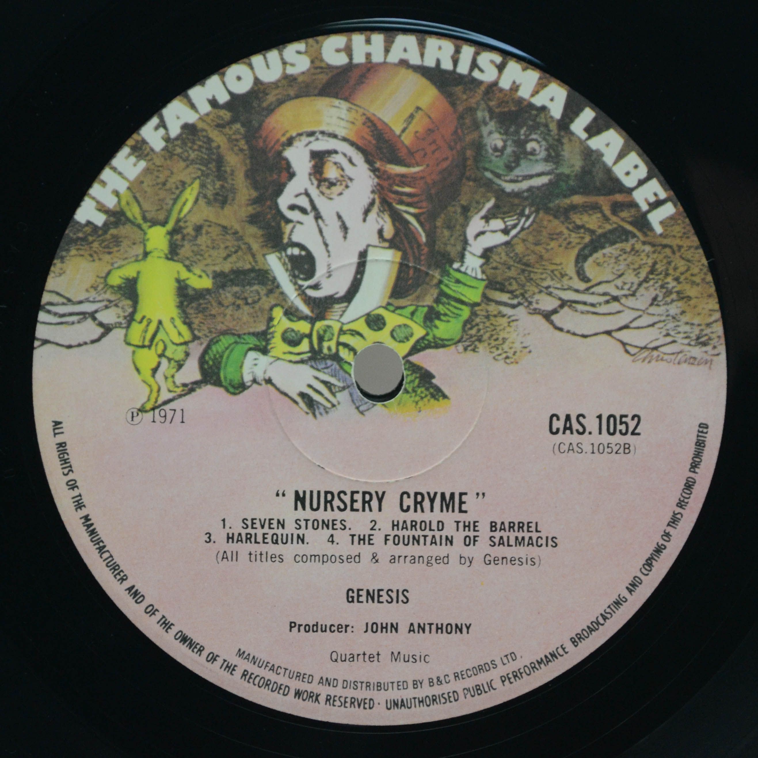 Genesis — Nursery Cryme (UK), 1971