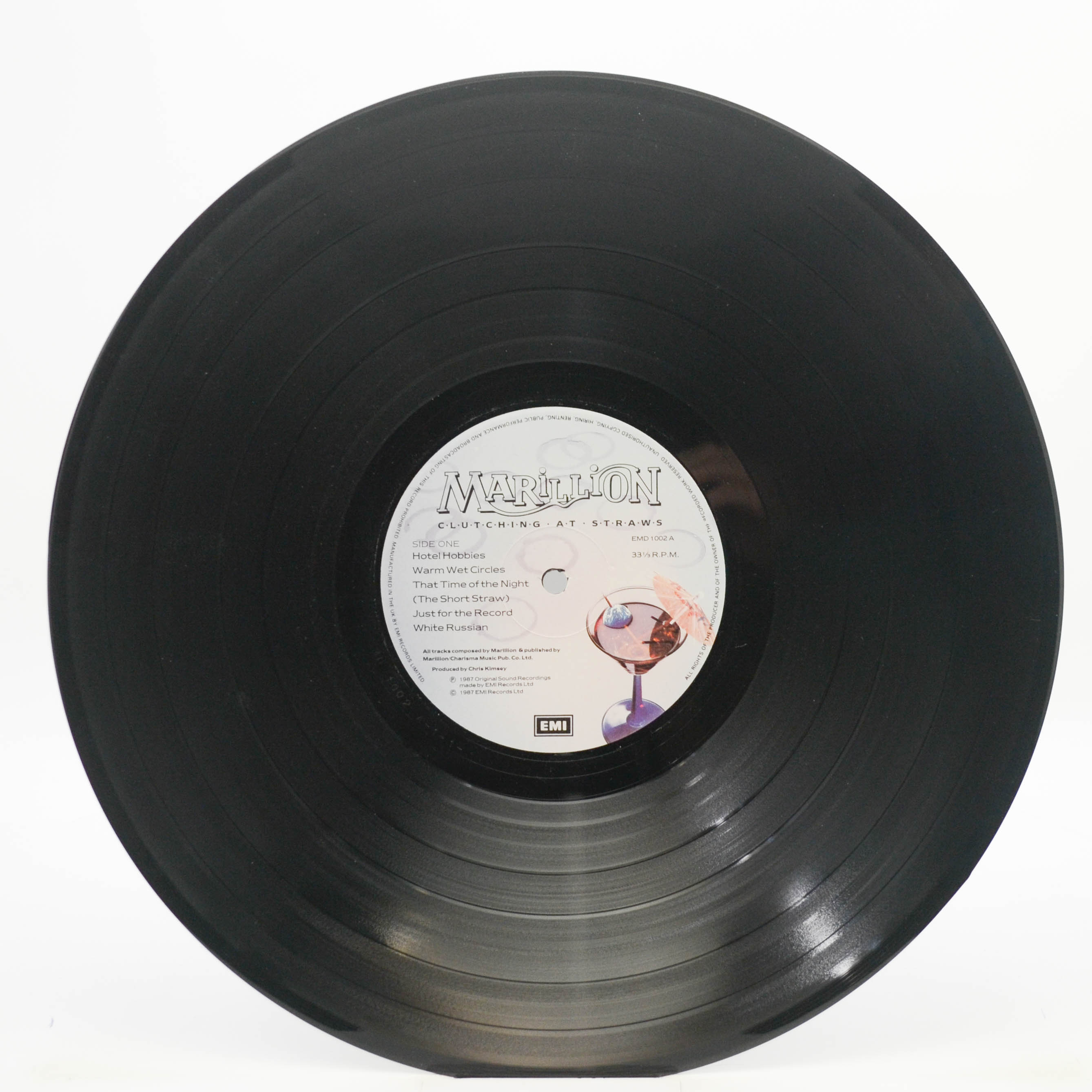 Marillion — Clutching At Straws (1-st, UK), 1987