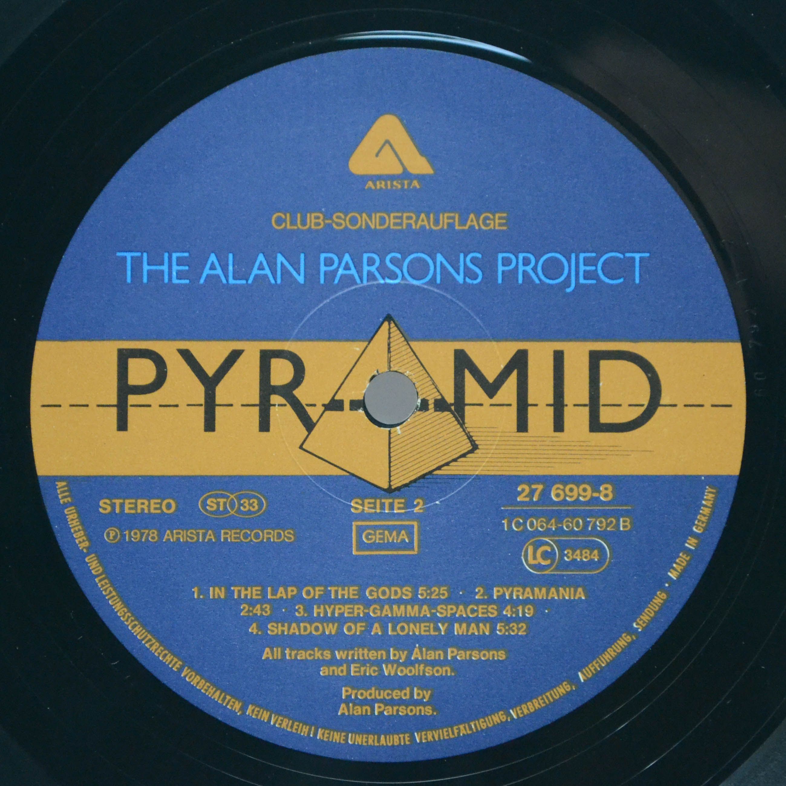The Alan Parsons Project — Pyramid, 1978