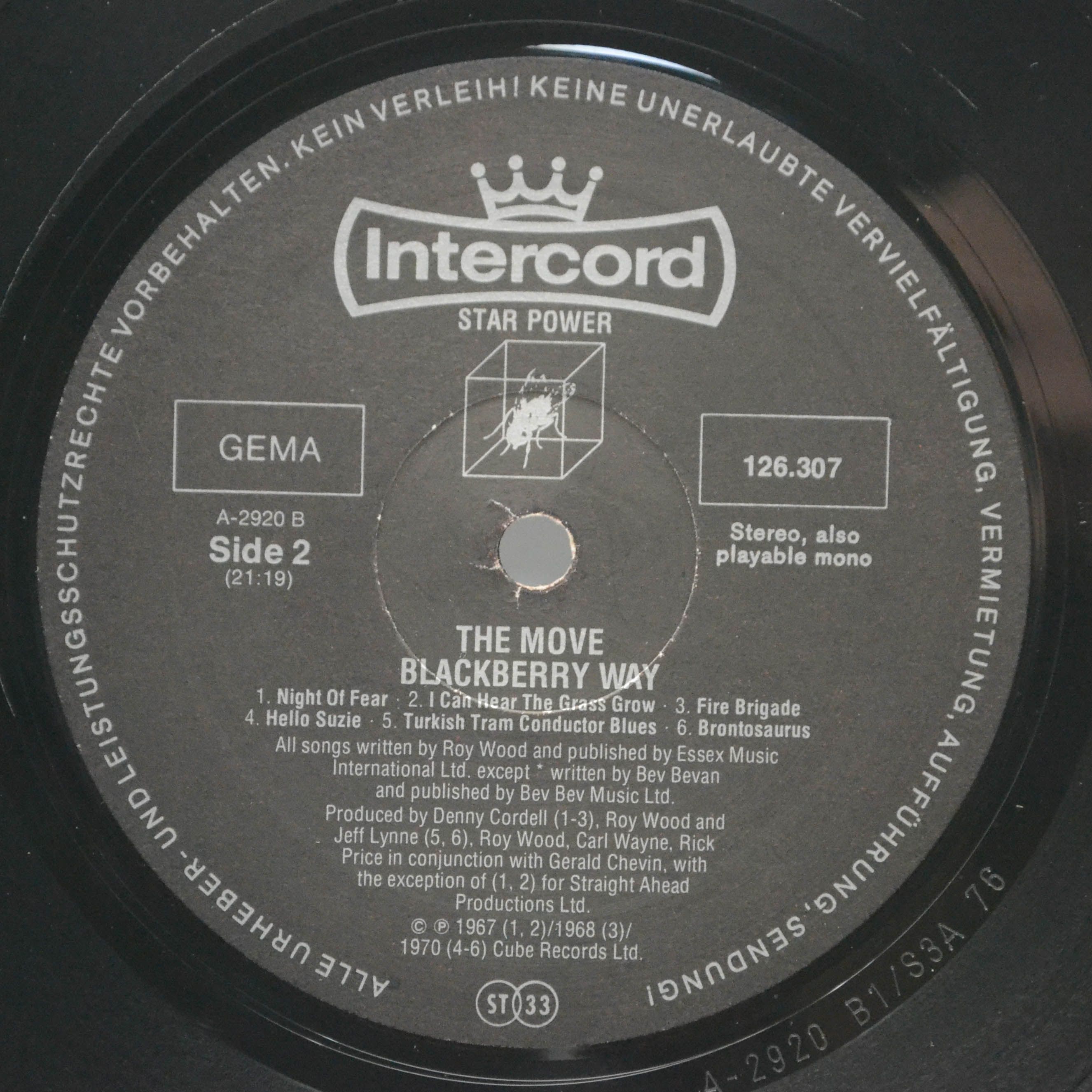 Move — Blackberry Way, 1976