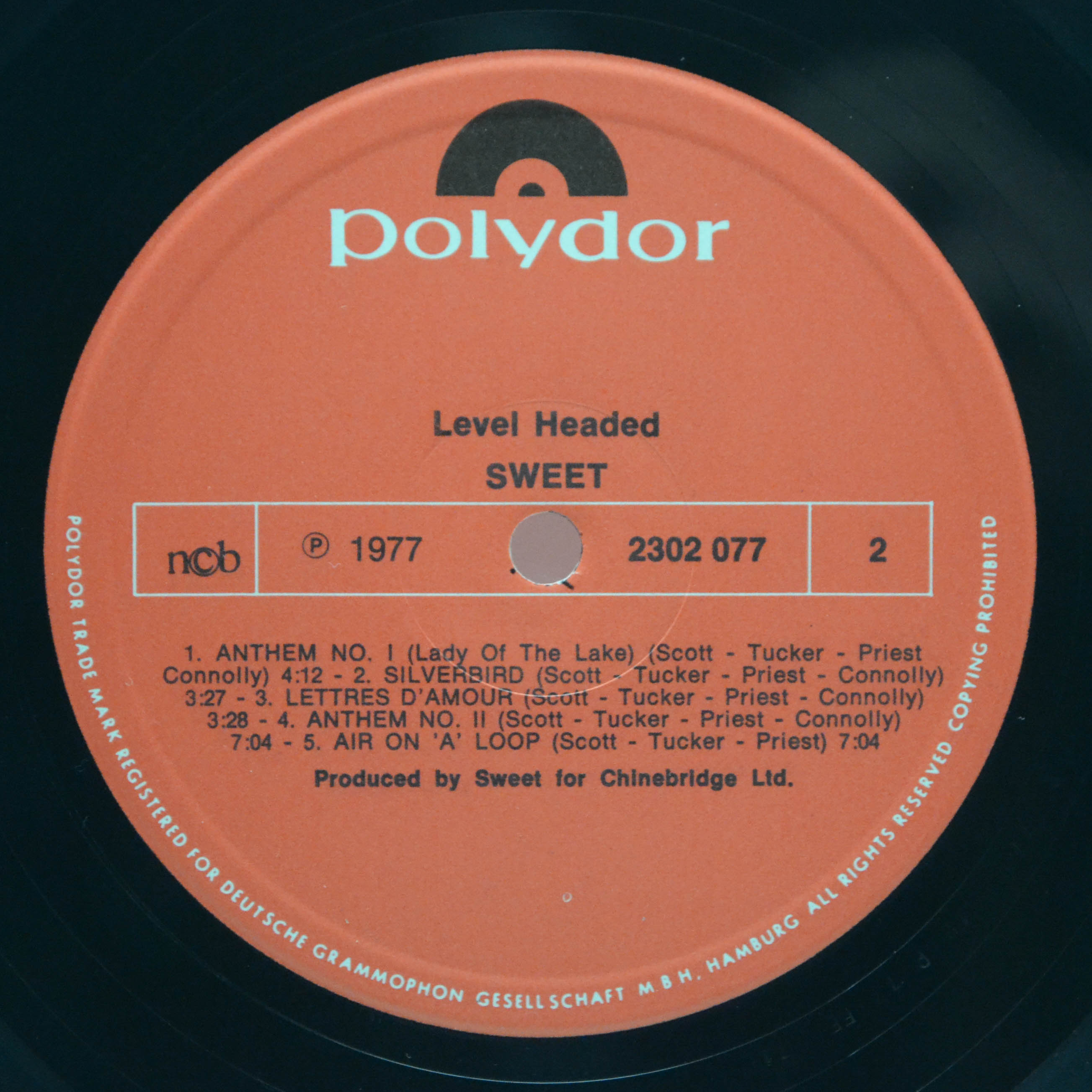 Sweet — Level Headed, 1978