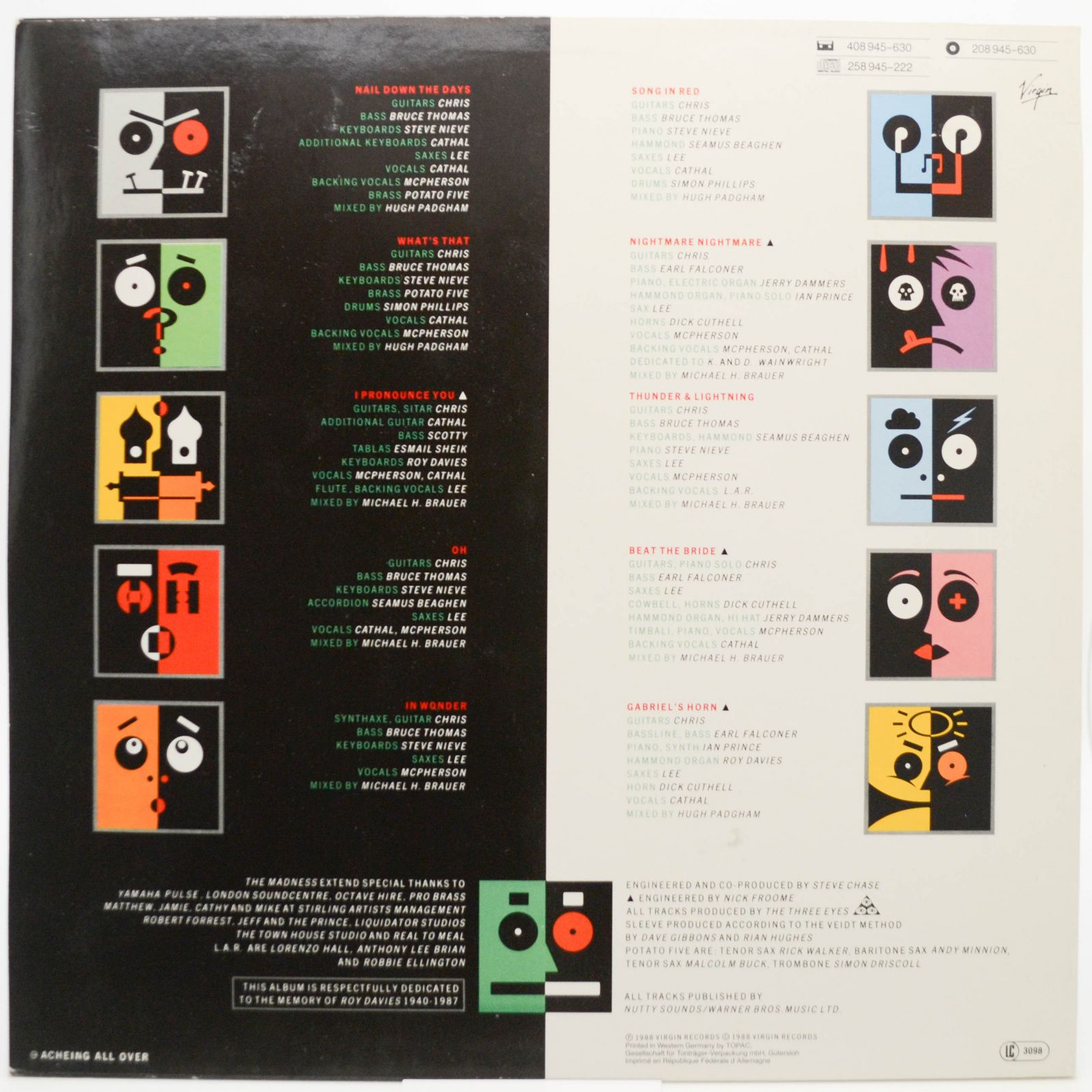 Madness — The Madness, 1988