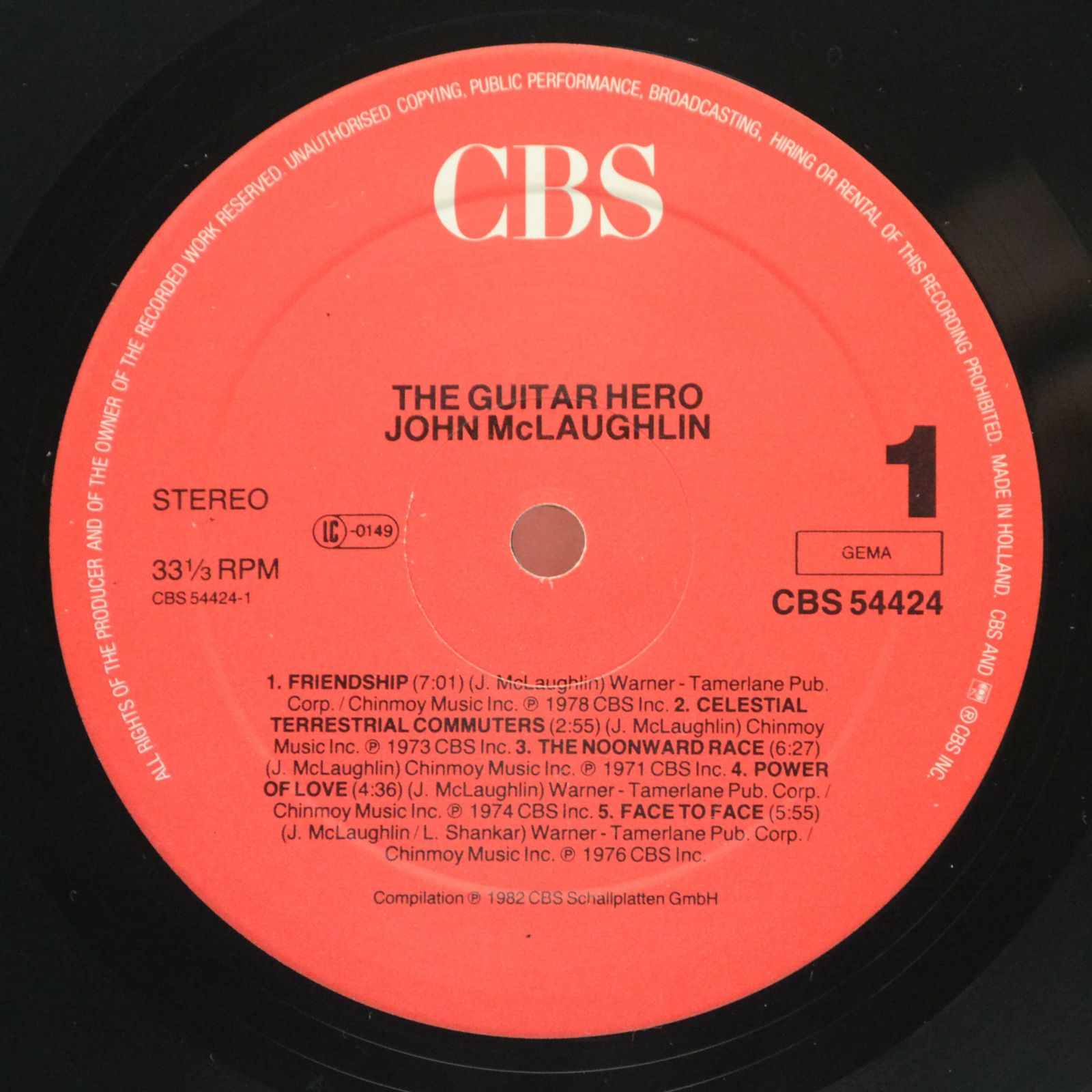 John McLaughlin — The Guitar Hero, 1982